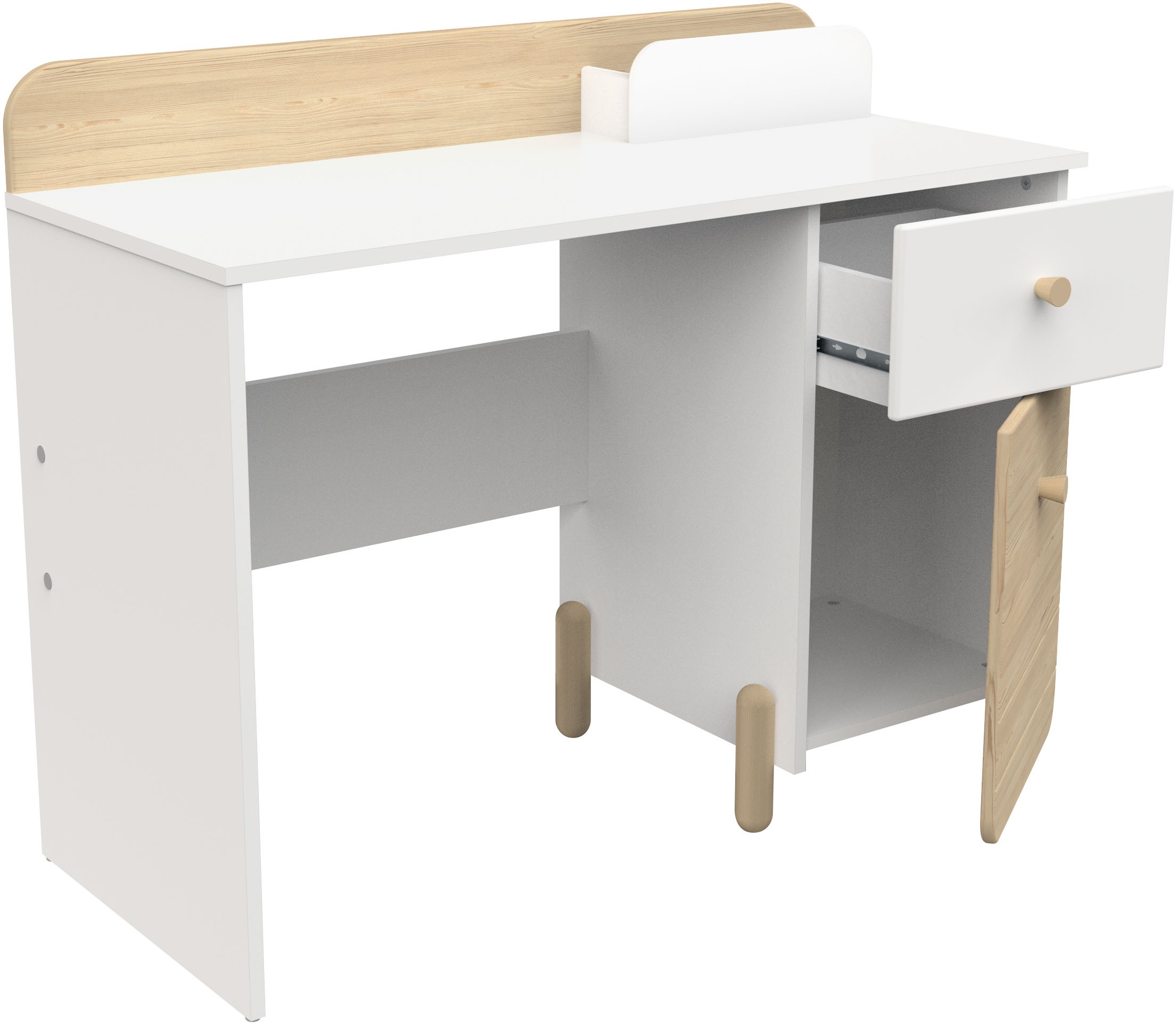Demeyere GROUP Schreibtisch »Edaj«, Schreibtisch 1 Schublade 1 Tur
