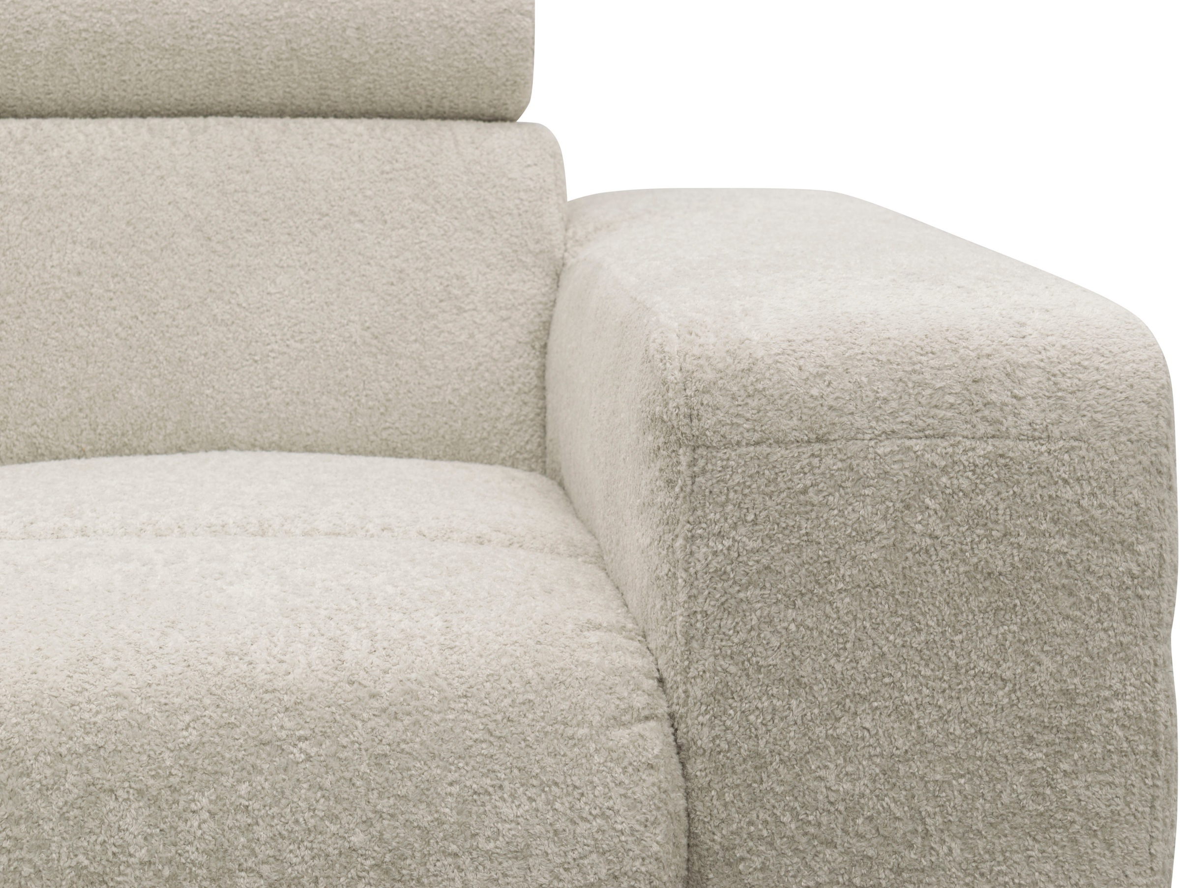 OTTO home Wohnlandschaft »Ballerup 359 x 228 cm, auch mit verstellbarer Sitztiefe« Kopfteile verstellbar, Pet Friendly Bezug, U-Form