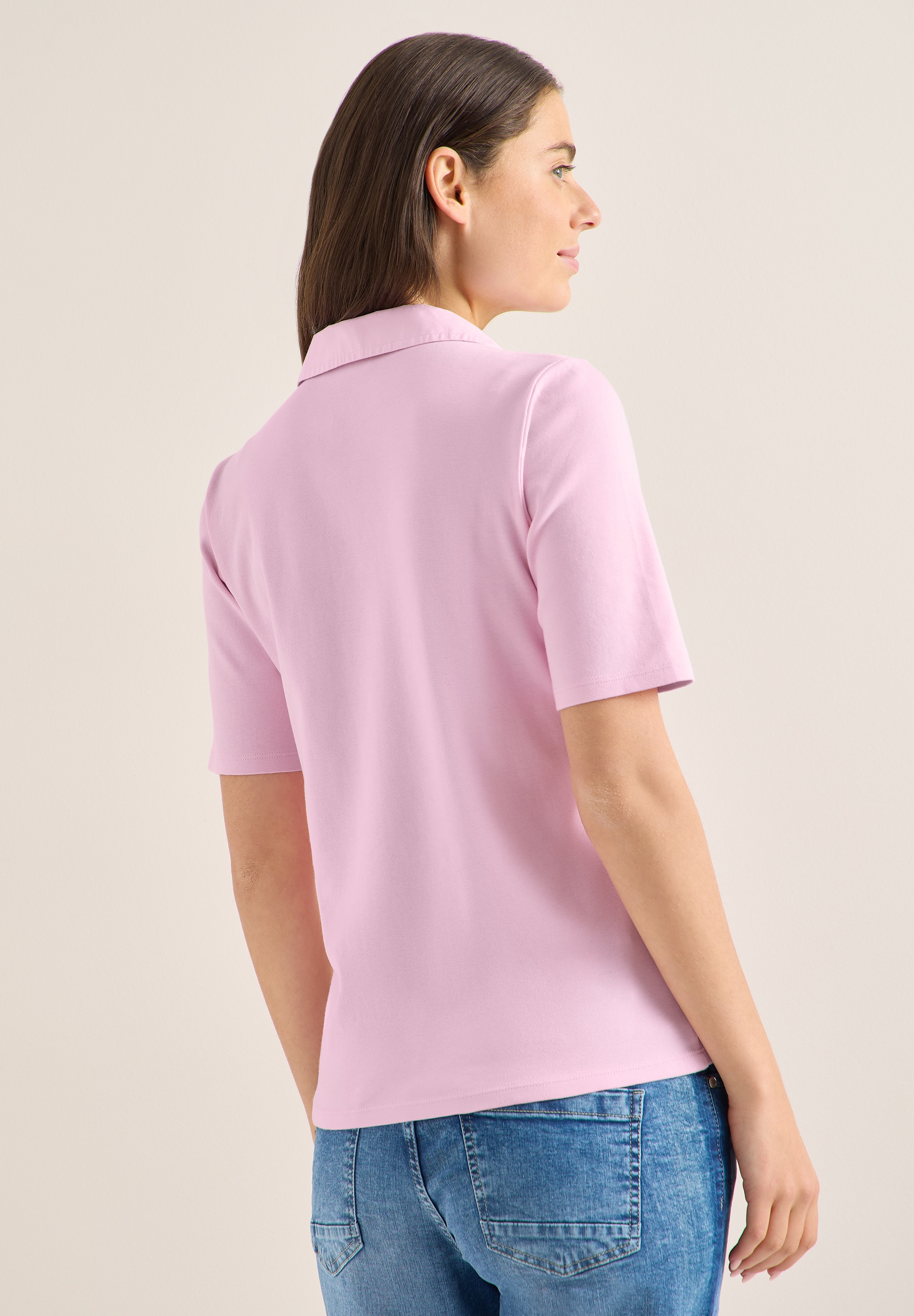 Cecil Poloshirt aus reiner Baumwolle