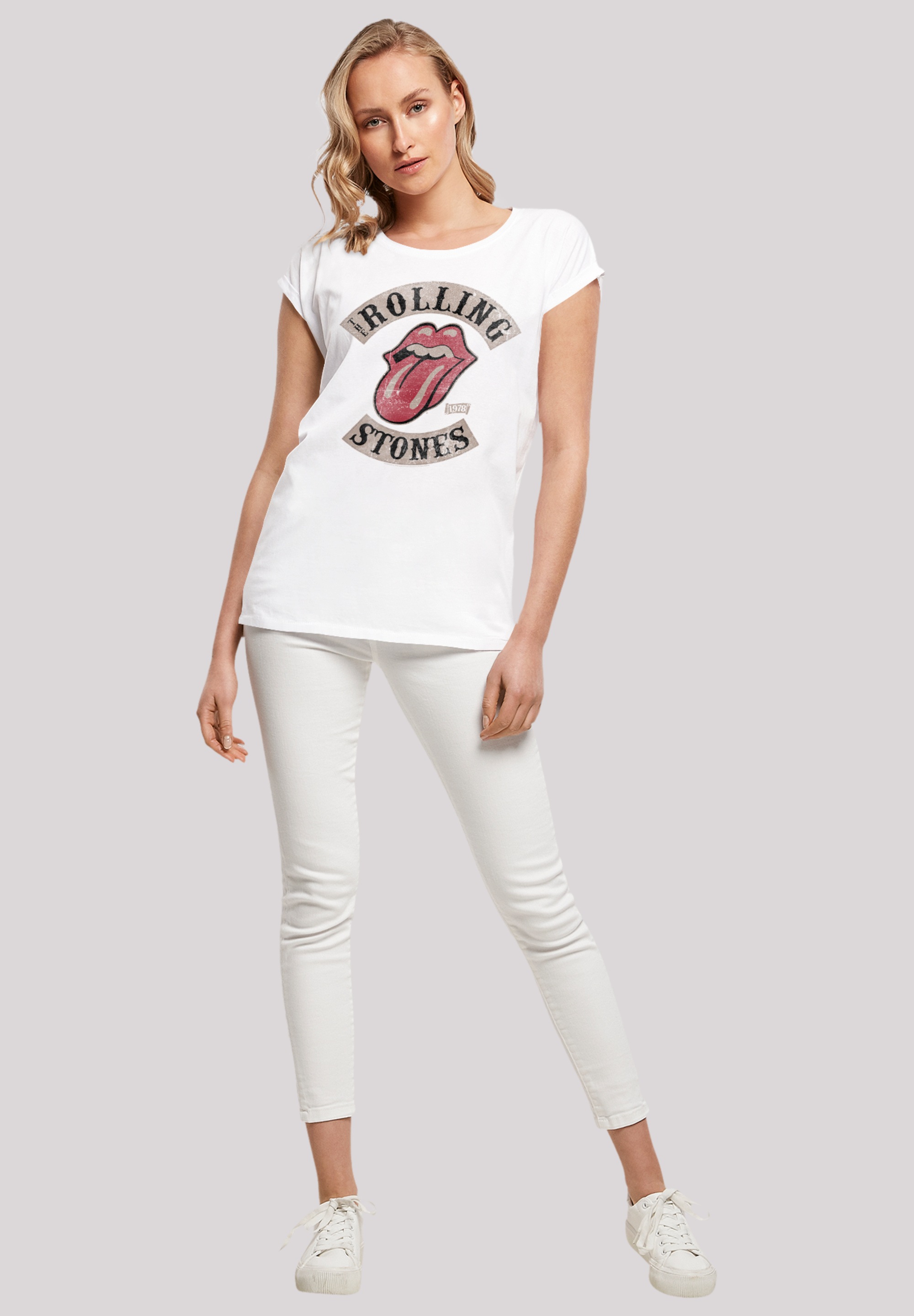 F4NT4STIC T-Shirt »The Rolling Stones Tour '78« Premium Qualität