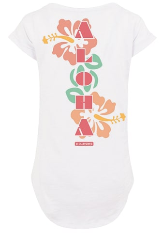 F4NT4STIC Marškinėliai »PLUS SIZE Aloha« Print