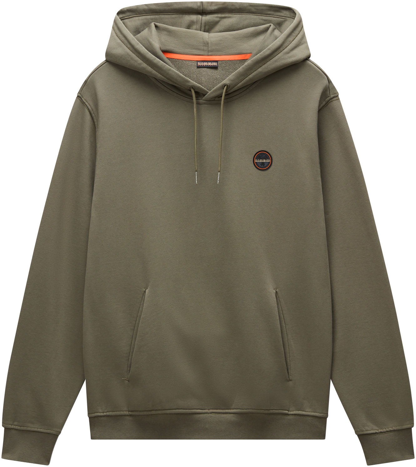 Napapijri Kapuzensweatshirt "B-BADGE H", mit Kordelzug, hüftbedeckende Länge
