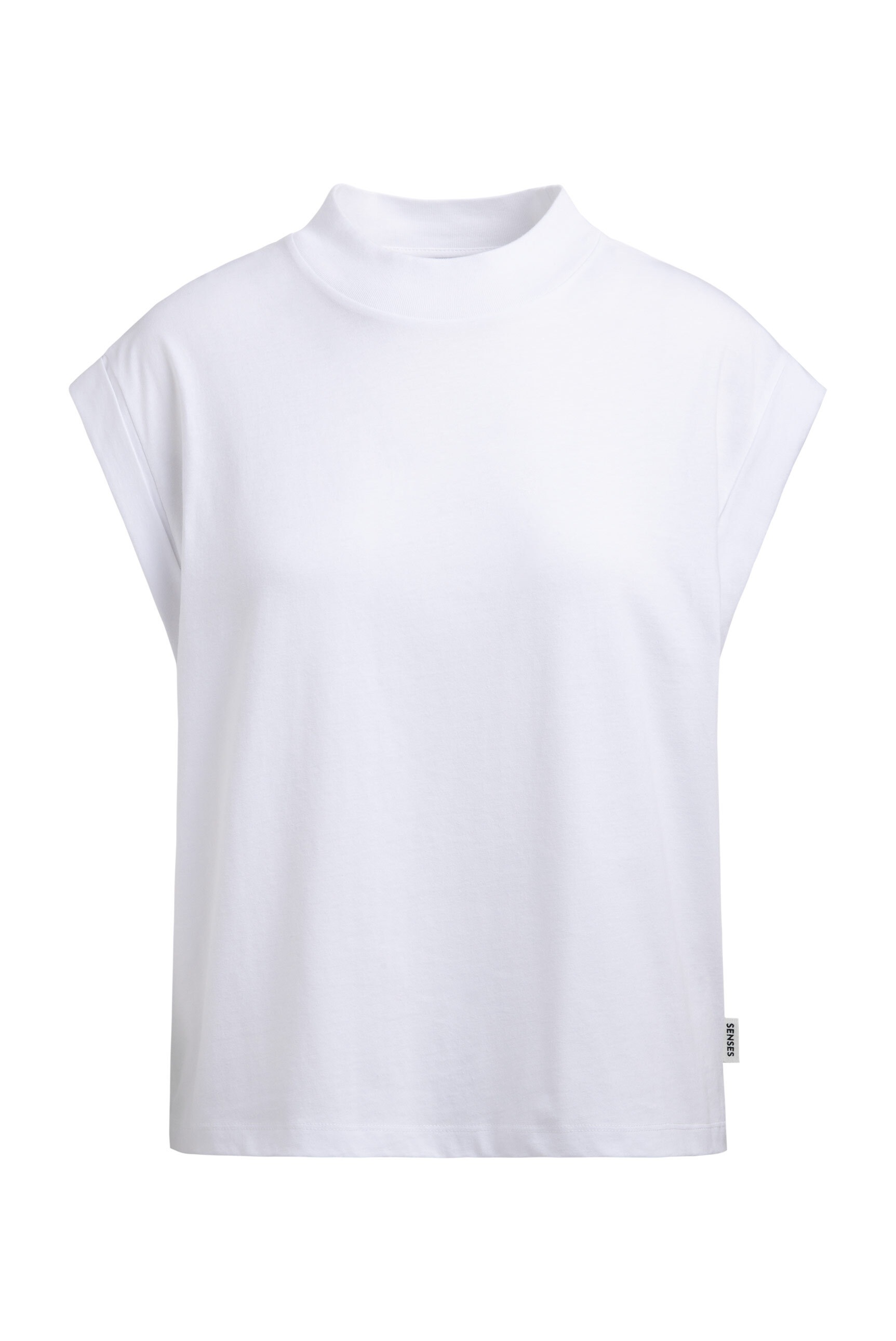SENSES.THE LABEL Rundhalsshirt mit Turn-Up-Ärmel