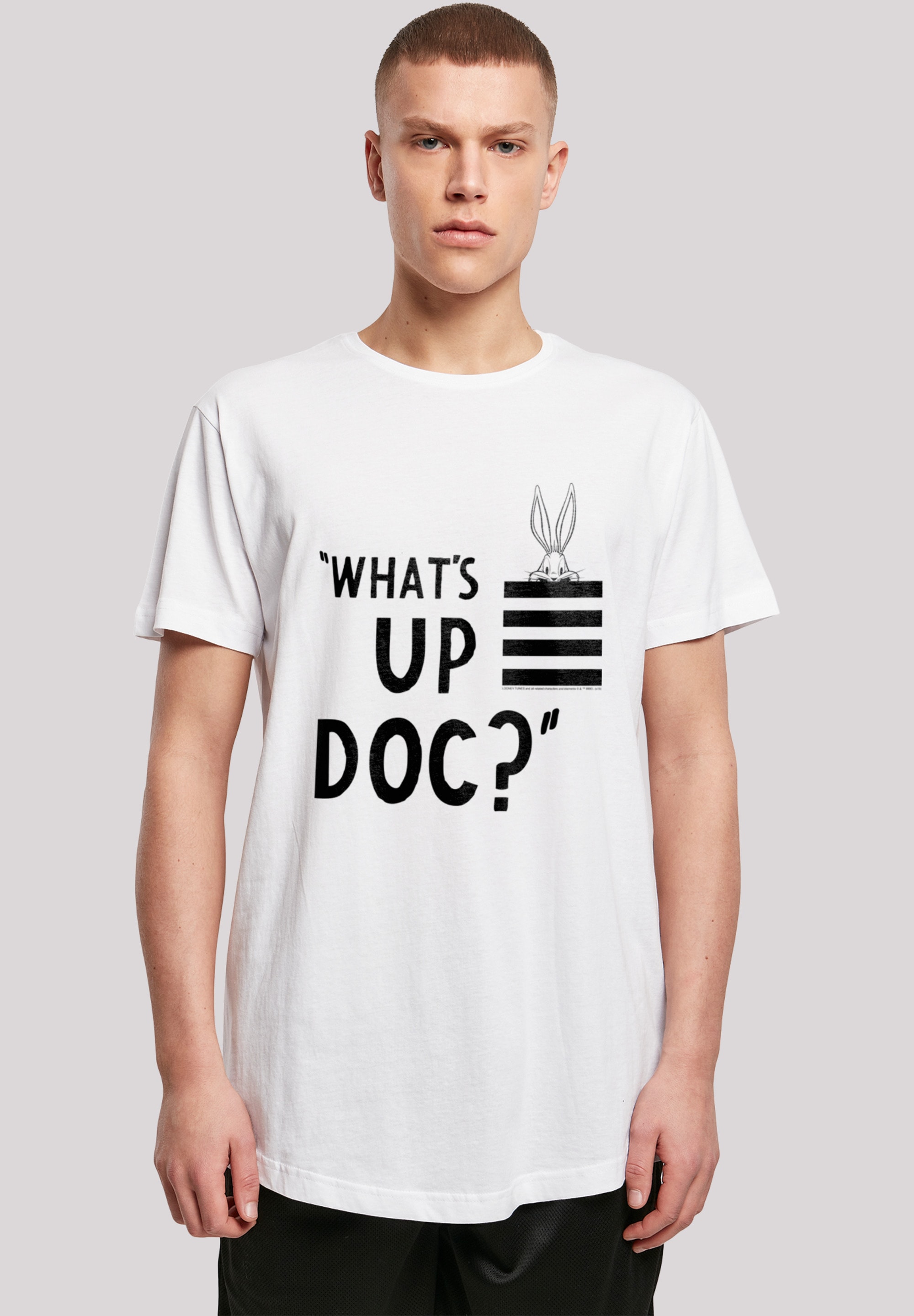 T-Shirt »Looney Tunes Bugs Bunny What's Up Doc Stripes«, Print