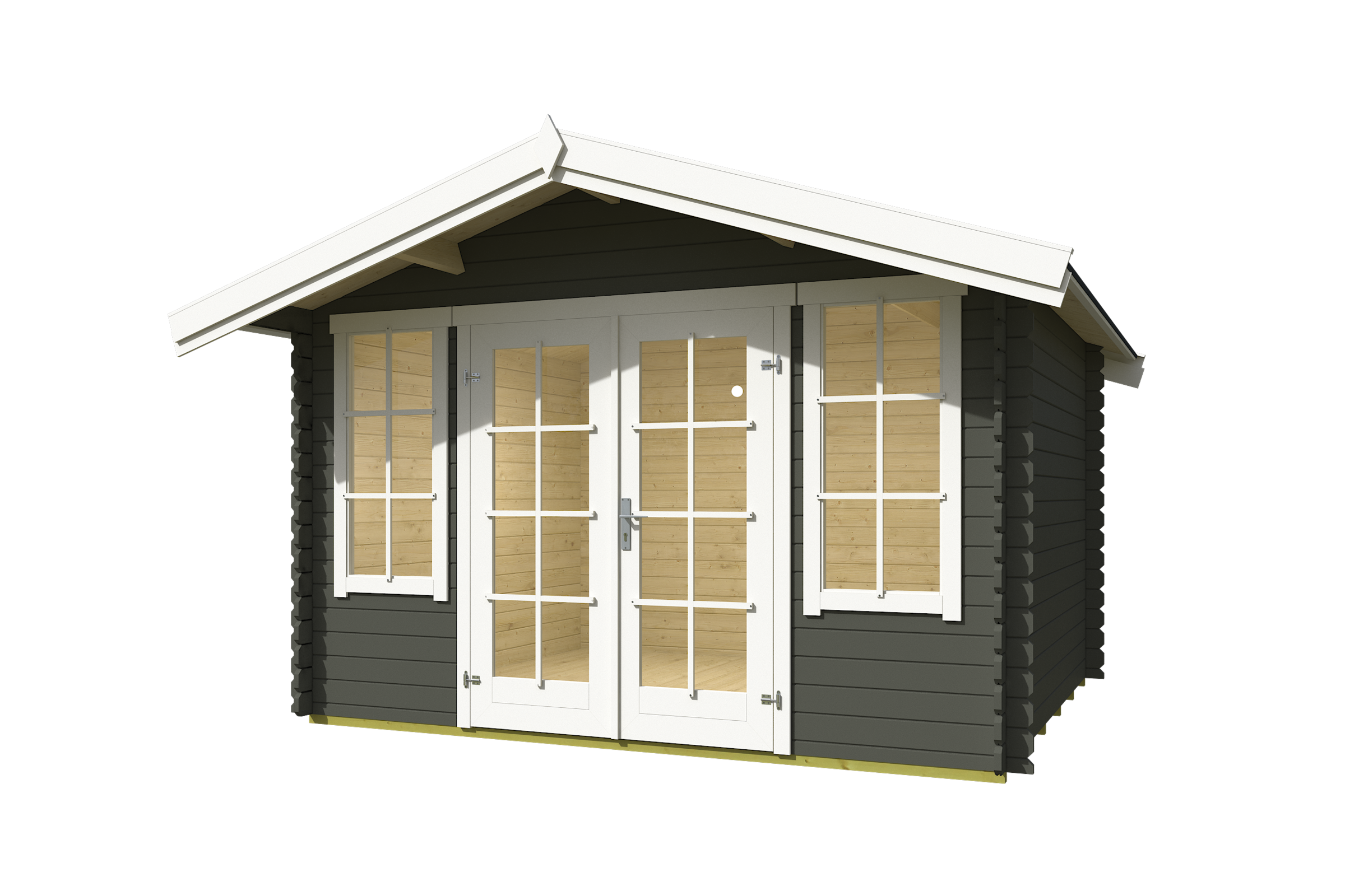 Nordic Holz Gartenhaus "Robin 280", Stilvolle Doppeltür günstig online kaufen