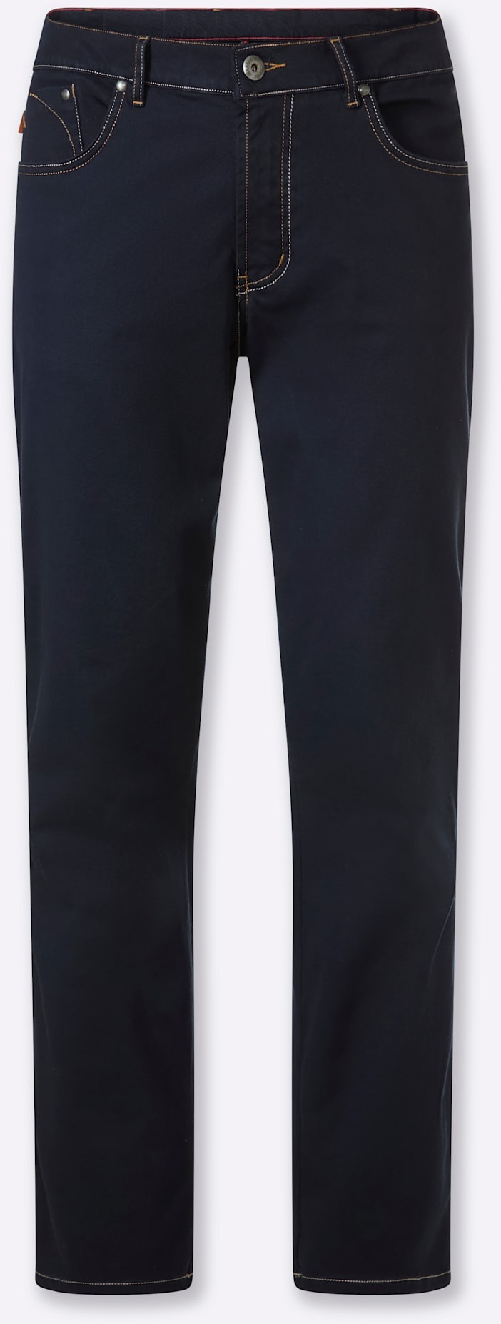 5-Pocket-Hose CLASSIC, Herren, Gr. 31, Unterbauchgrößen, marine, 97% Baumwolle, 3% Elasthan, unifarben, Hosen 5-Pocket-Hose 2