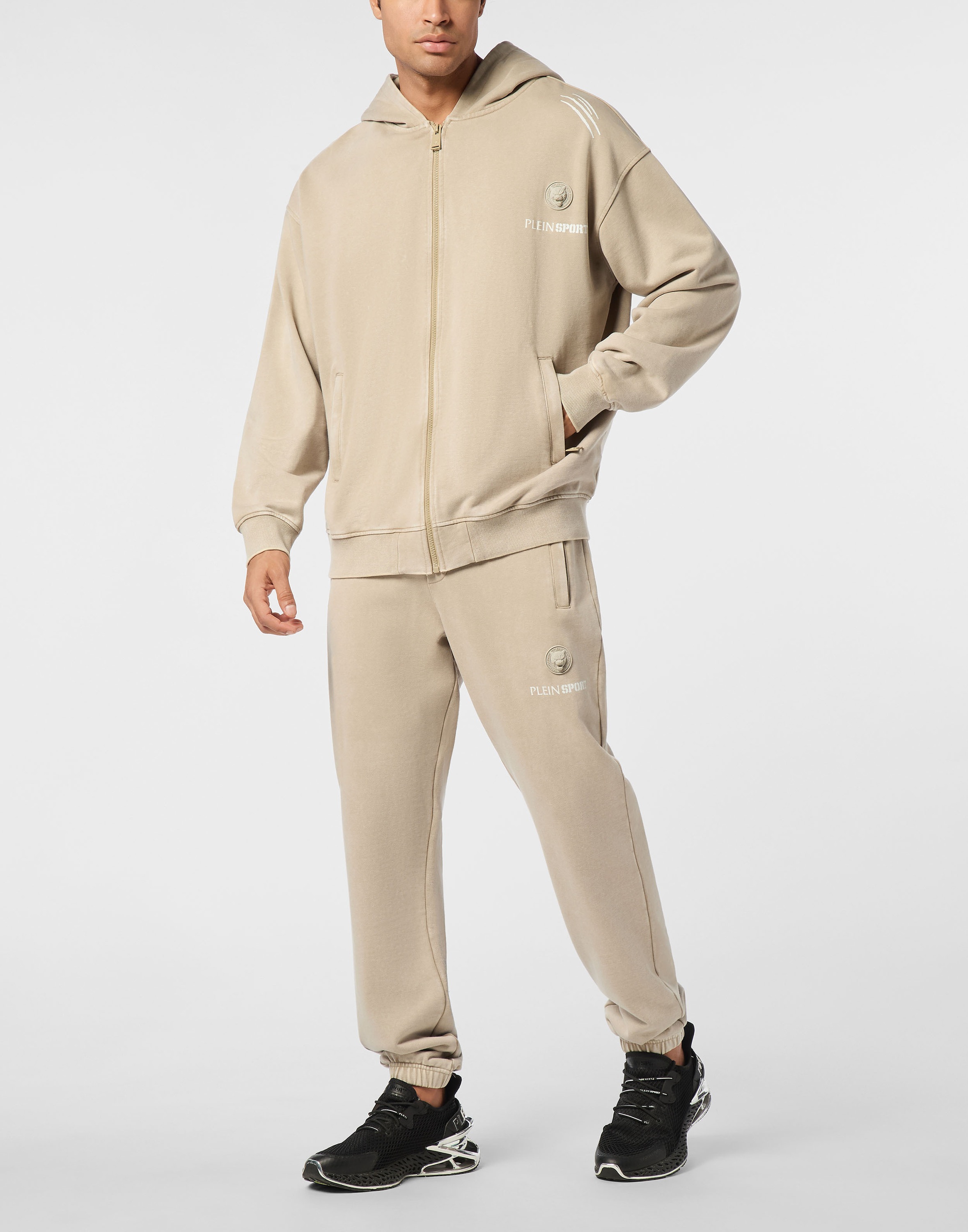 PLEIN SPORT Kapuzensweatjacke »Hoodie Sweatjacket Cold Dye«