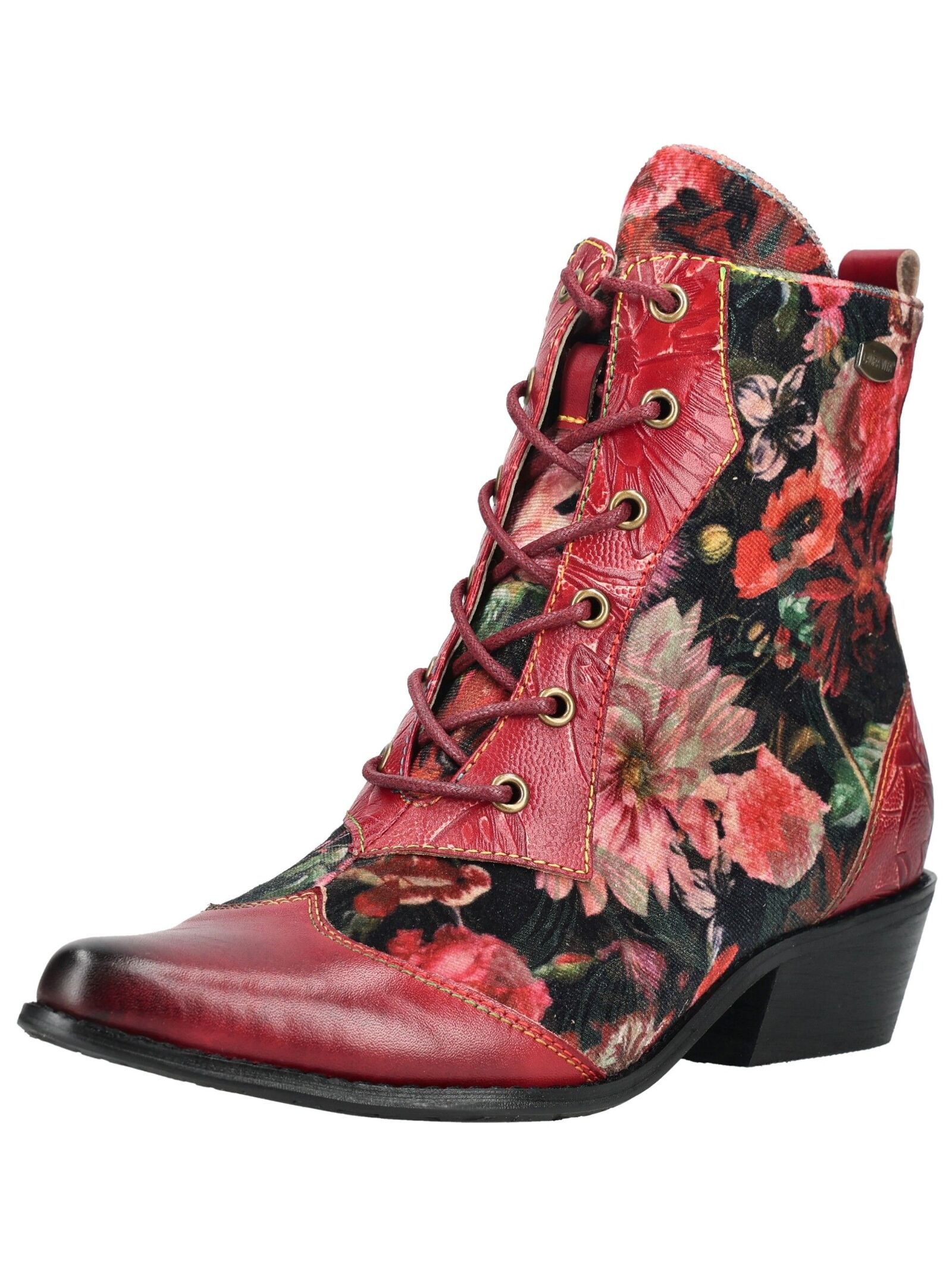 LAURA VITA Schnürstiefelette "LAURA VITA Stiefelette Leder/Textil"