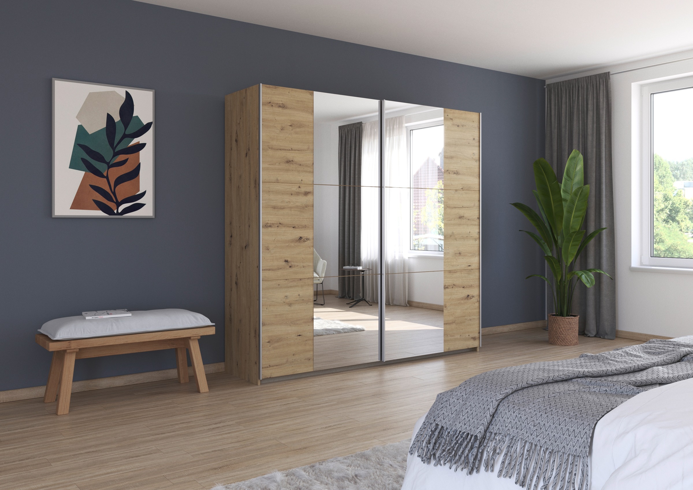 rauch Schwebetürenschrank "Kleiderschrank Schrank Breiten 131/175/218/261 c günstig online kaufen