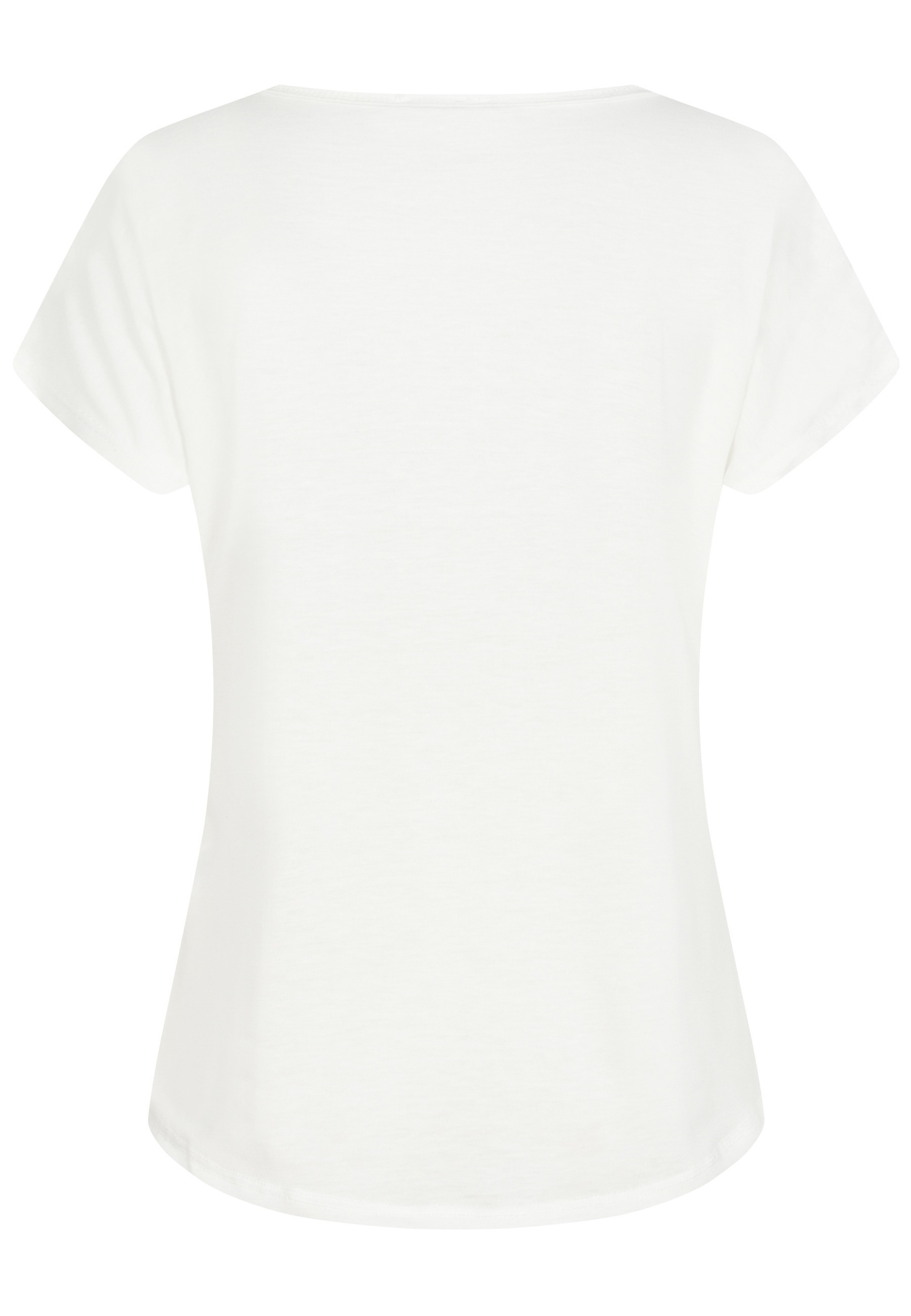 CLOUD 5IVE T-Shirt "CLOUD 5IVE Viskose T-Shirt mit Love-Blumen Print" 1 Stk günstig online kaufen