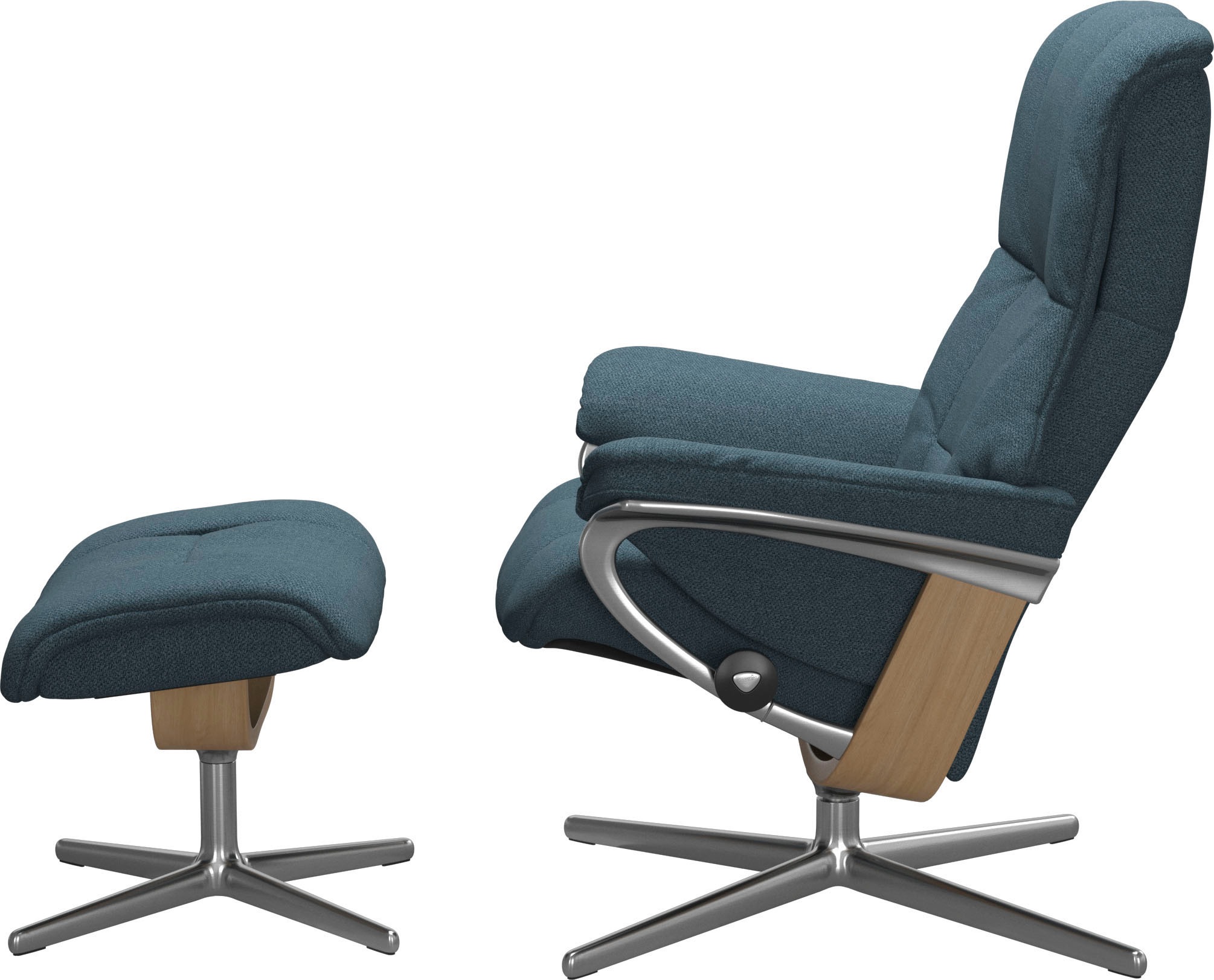 Stressless® Relaxsessel »Mayfair«, mit Cross Base, Größe S, M & L, Holzakzent Eiche