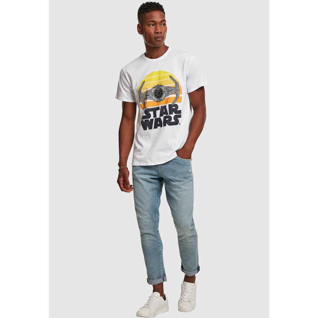 Merchcode T-Shirt »Herren Star Wars Sunset Tee«, (1 tlg.)