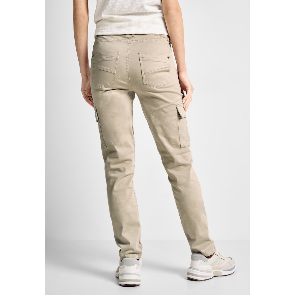 Cecil Cargohose »Style Toronto«, in Slim fit und mit Elasthan