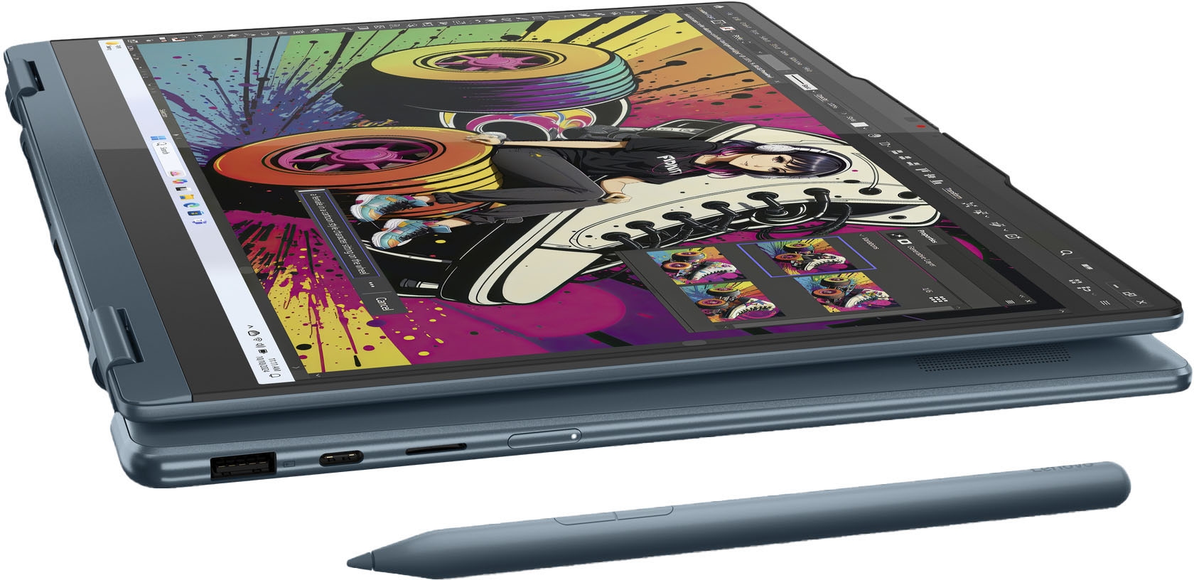 Lenovo Convertible Notebook »Yoga 7 2-in-1 14AKP10«, 35,56 cm, / 14 Zoll, AMD, Ryzen™ AI 5, Radeon 840M, 512 GB SSD