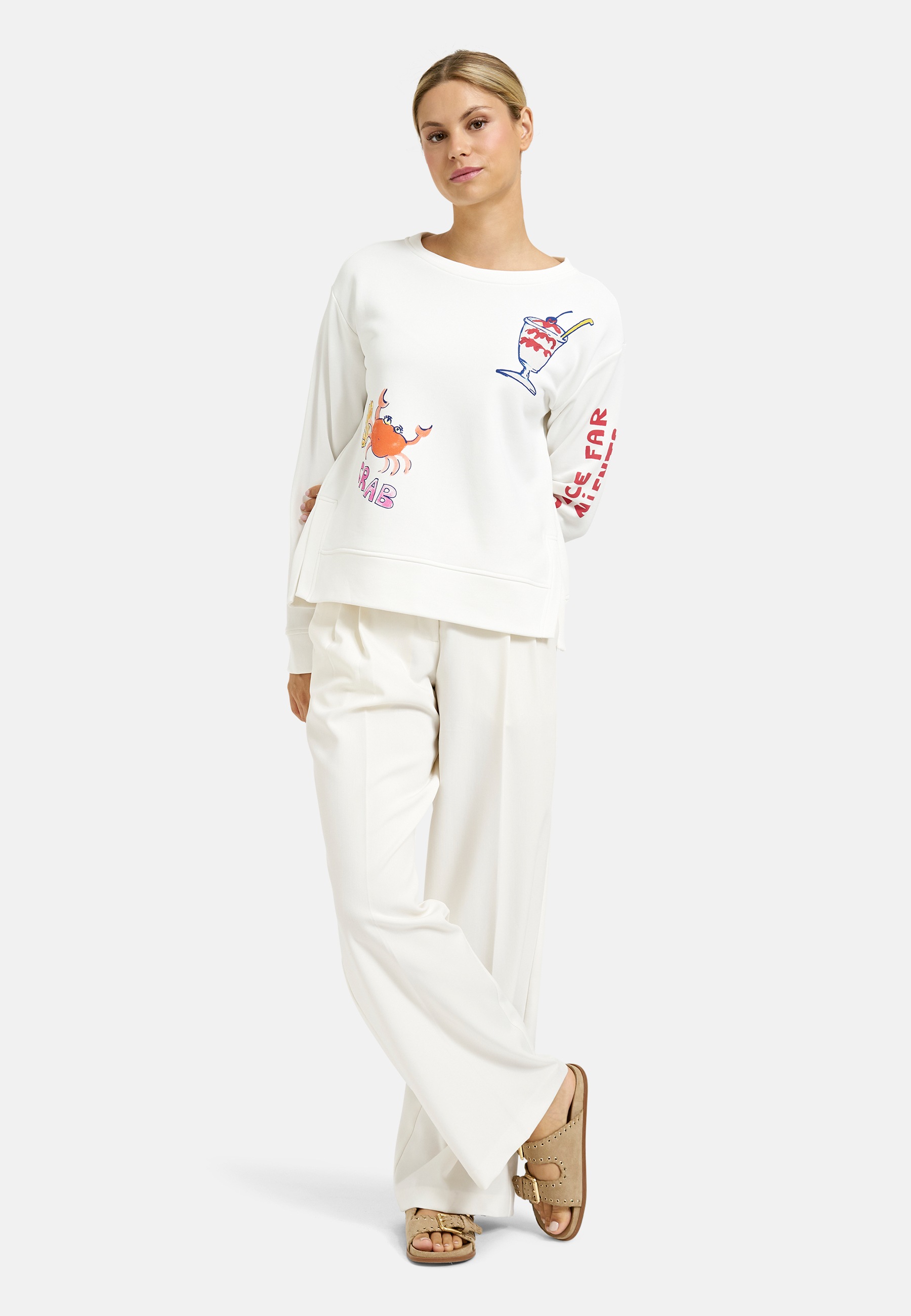 Milano Italy Sweater , mit Seitenschlitze
