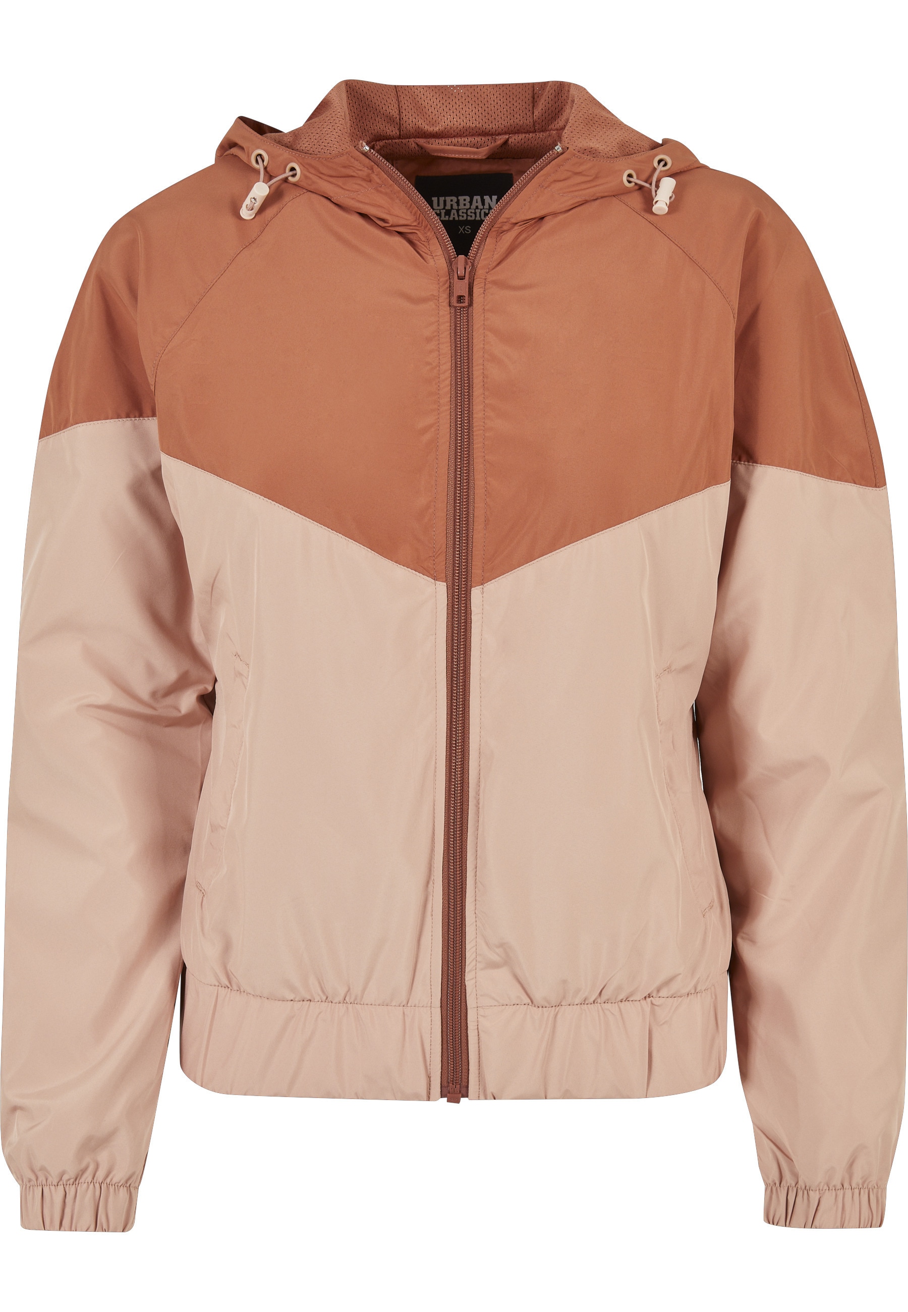 URBAN CLASSICS Anorak »Urban Classics Damen Ladies Arrow Windbreaker« 1 Stk. tlg. mit Kapuze