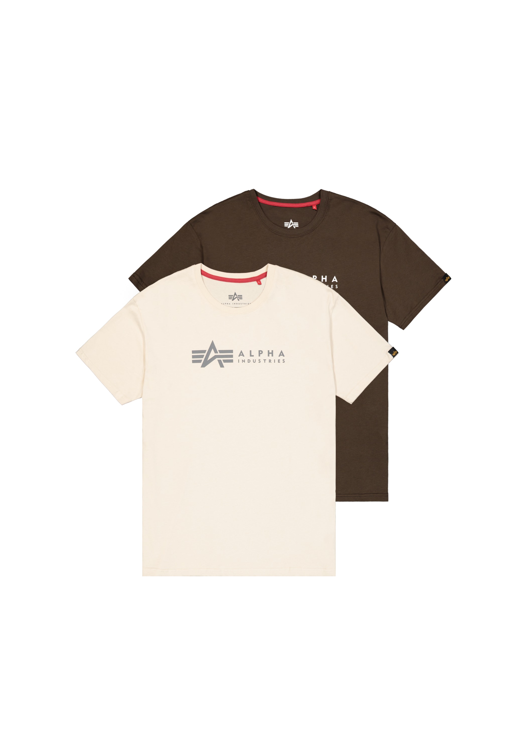 Alpha Industries T-Shirt "Label Print T-Shirt 2-Pack"