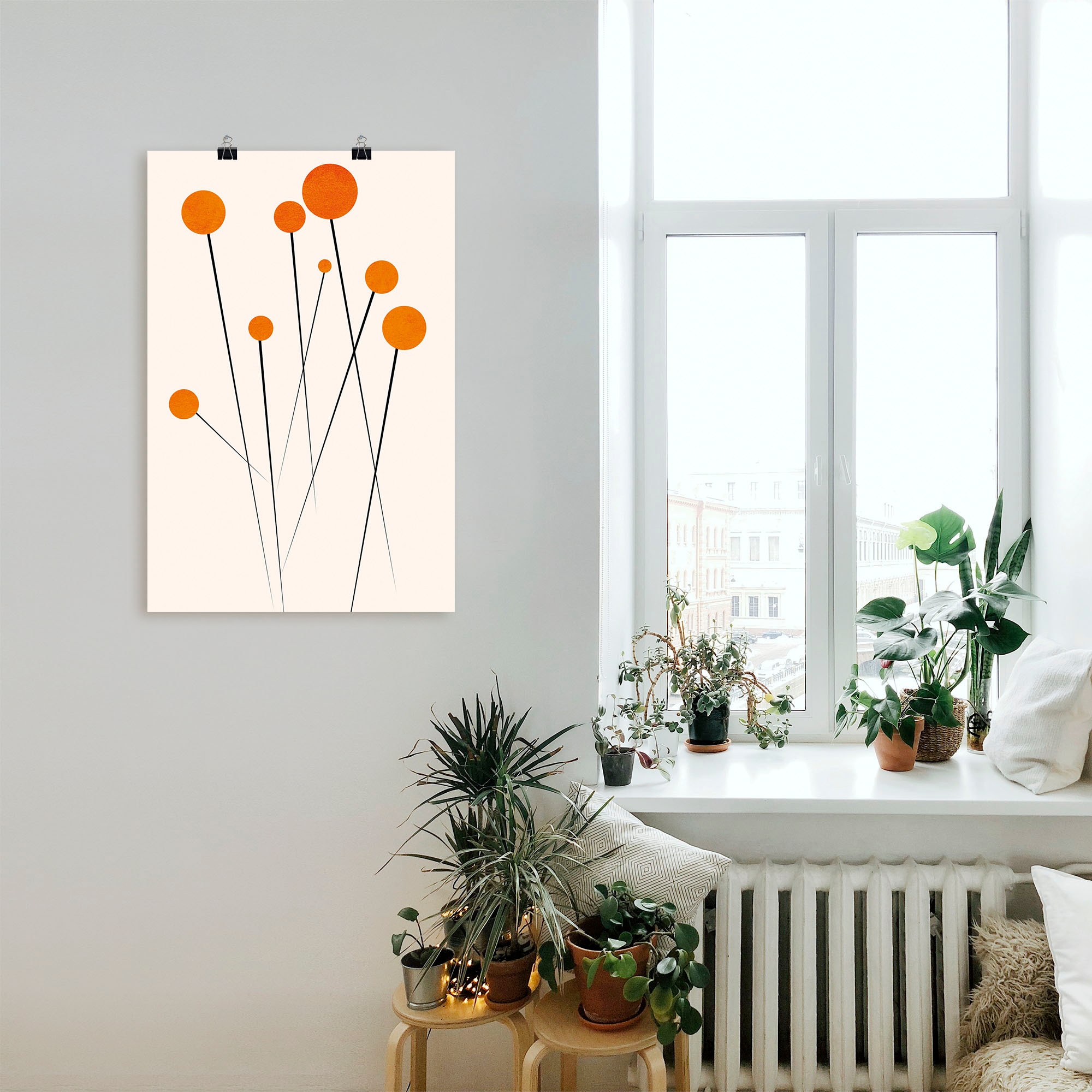 Artland Poster »Träumende Gänseblümchen«, Blumenbilder, (1 St.), als Alubild, Leinwandbild, Wandaufkleber oder Poster in versch. Größen