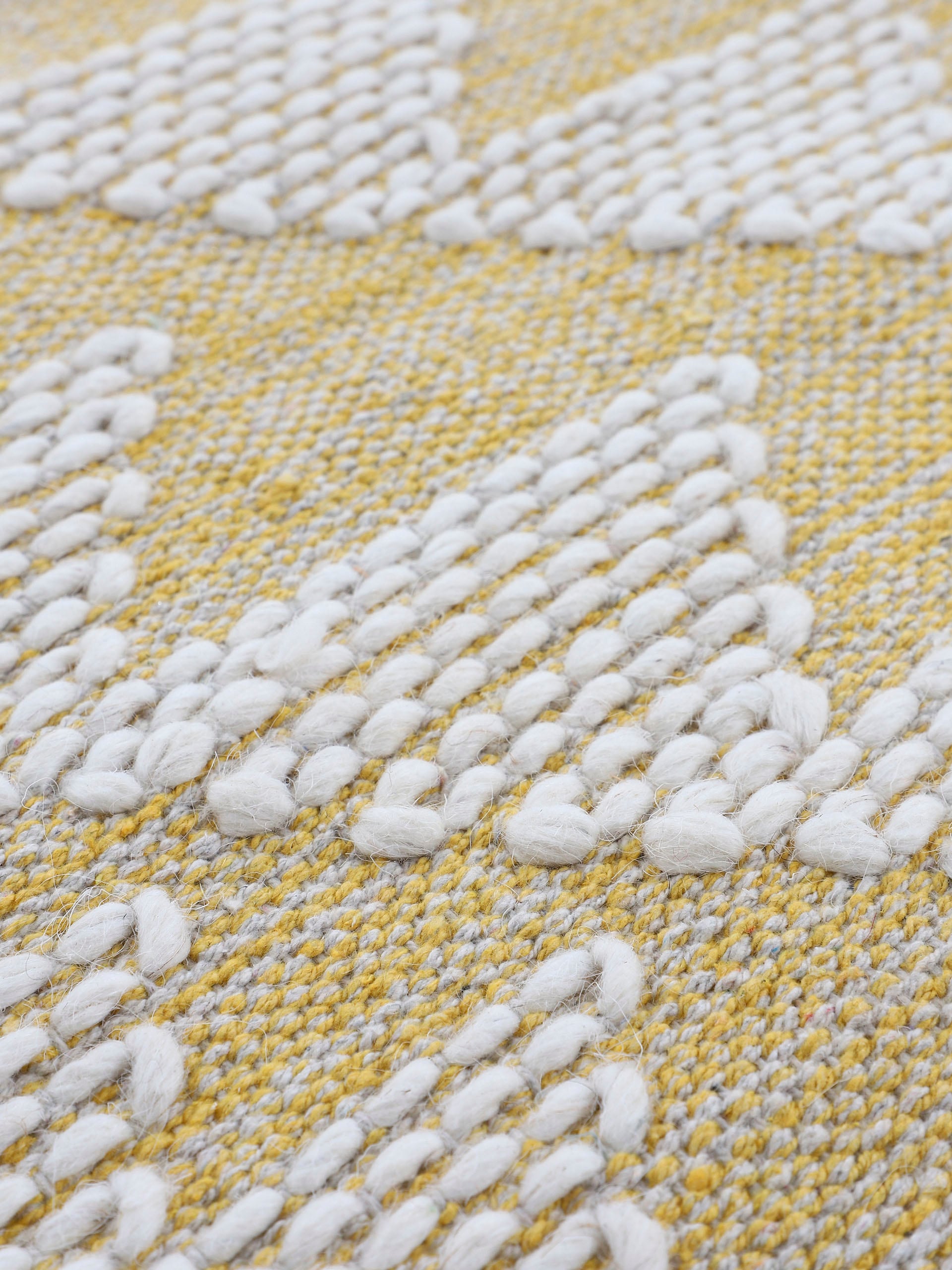 carpetfine Läufer »Kelim Durry«, rechteckig, 5 mm Höhe, Handweb, geometrisch, Hoch-Tief Effekt, handgewebt, reine Baumwolle
