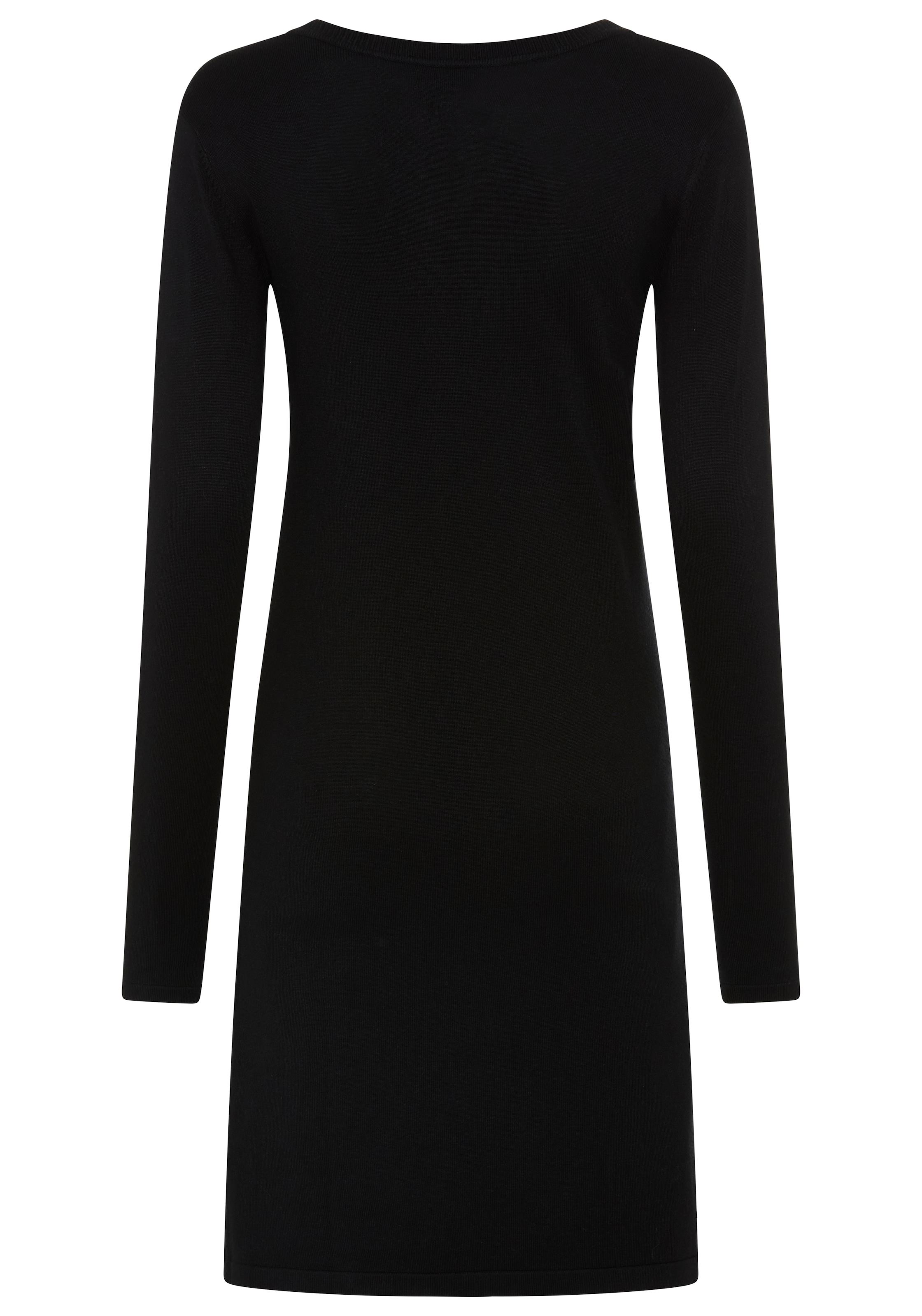 Bruno Banani Strickkleid taillierter Schnitt,  aus Viskosemischung,  elastisches Material