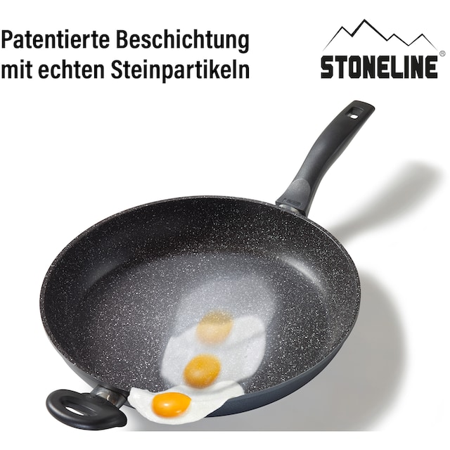 STONELINE Bratpfanne (1-tlg.) mit echten Steinpartikeln! | BAUR