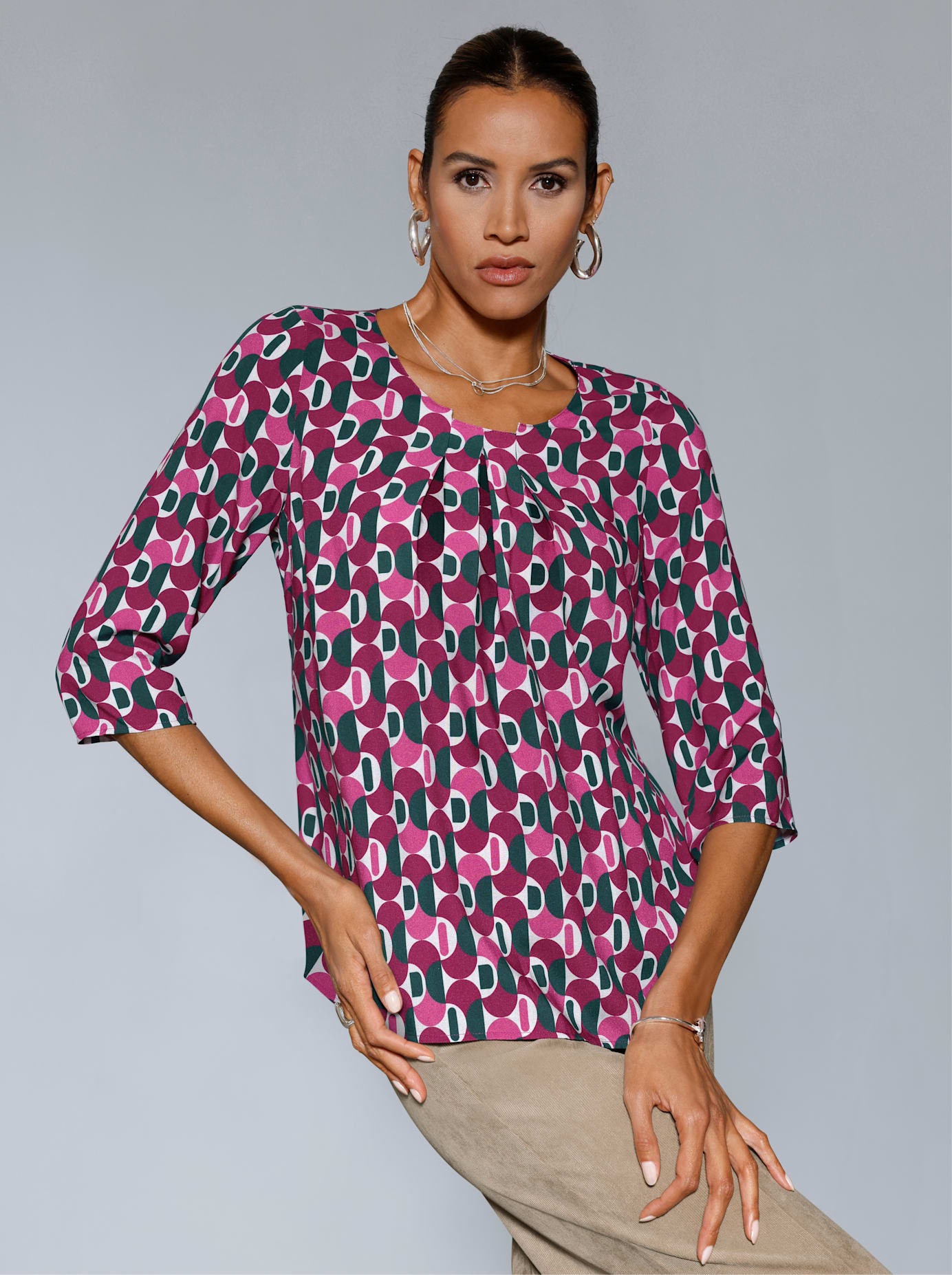 creation L Druckbluse