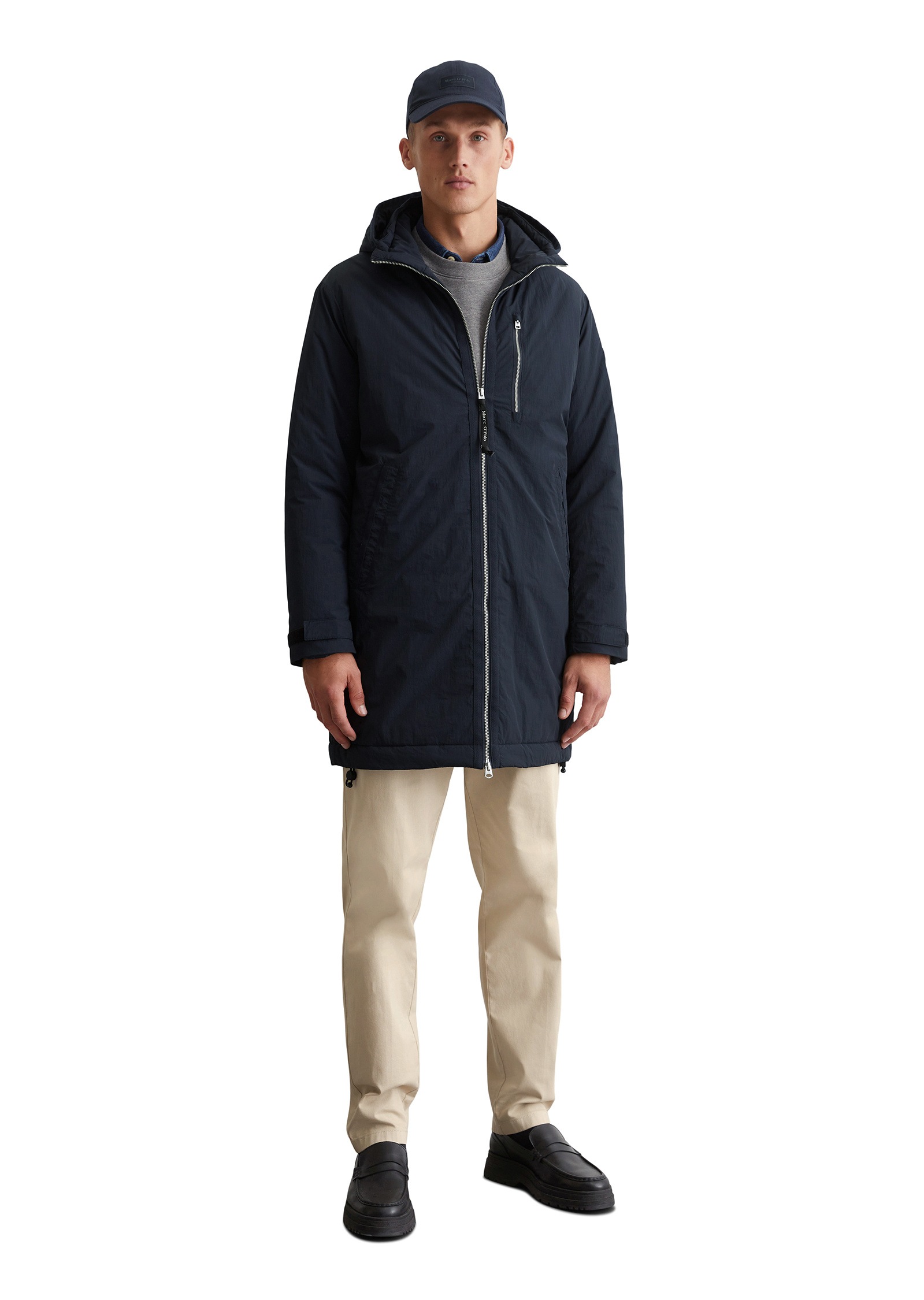 Marc O'Polo Outdoorjacke »aus wasserabweisendem, recyceltem Material«