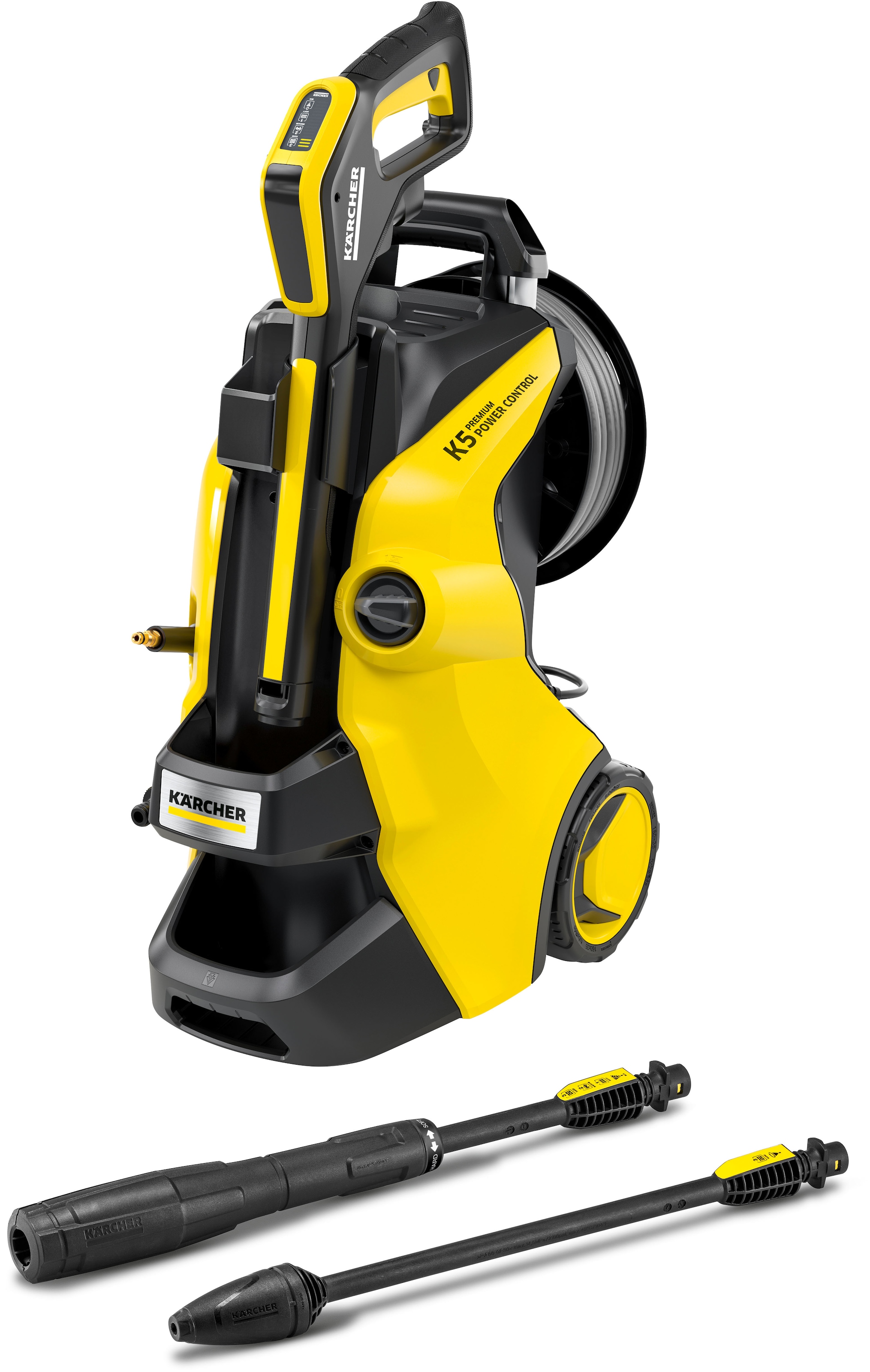 KÄRCHER Hochdruckreiniger »K 5 Premium Power Control Flex«, PremiumFlex-Schlauch, inkl. Schlauchtrommel