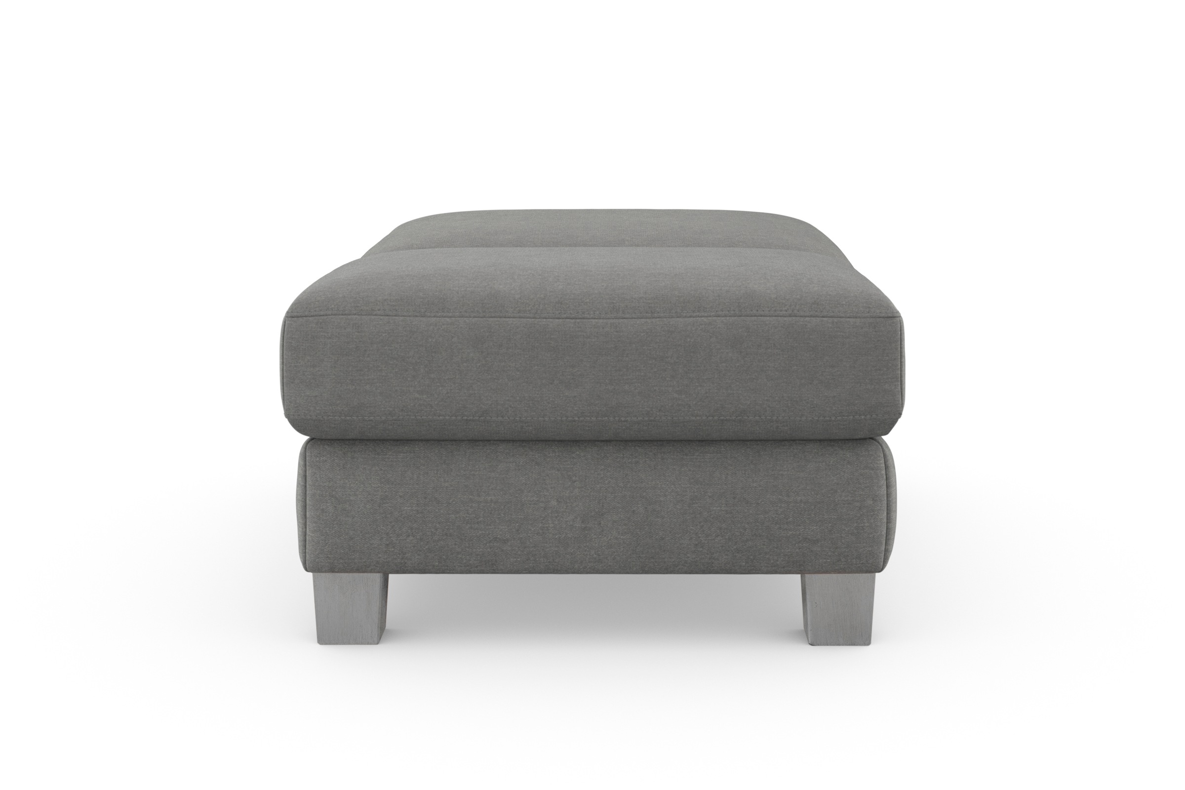 sit&more Polsterhocker »Dundee«, mit Klappfunktion, Federkern und hochwertigen Edelstahlfüßen