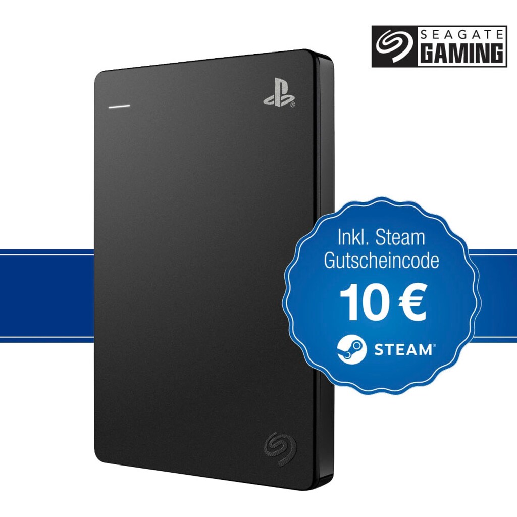 Seagate externe Gaming-Festplatte »Game Drive für PS4 2TB + 10€ Steam Gutschein«, Anschluss USB 3.0