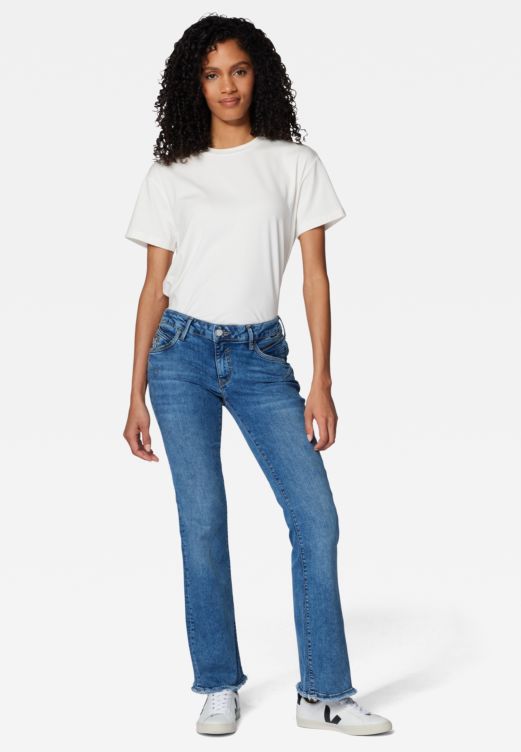 Mavi Weite Jeans »BELLA MID-RISE« Bootcut Jeans