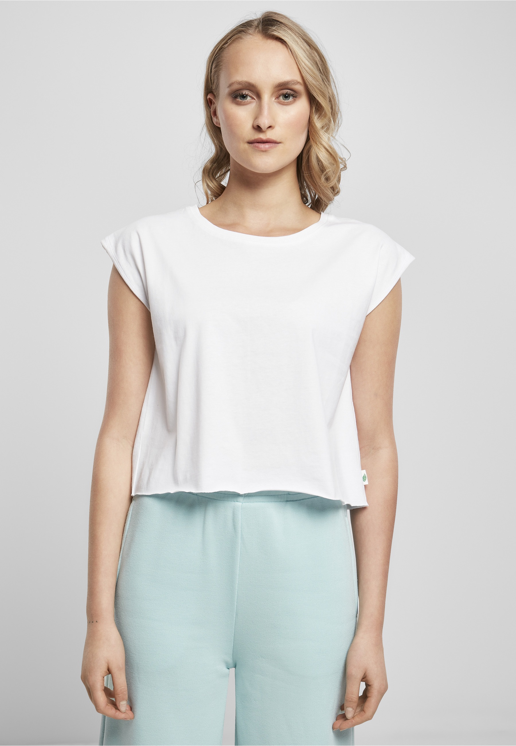 URBAN CLASSICS T-Shirt »Urban Classics Damen Ladies Organic Short Tee« 1 Stk.