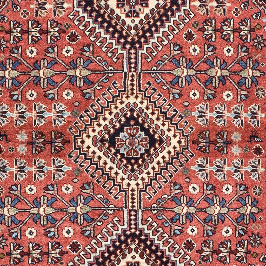 Wohnen Teppiche morgenland Wollteppich »Sarab Medaillon Marrone 280 x 205 cm«, rechteckig, 1 mm Höhe, Unikat mit Zertifikat brau