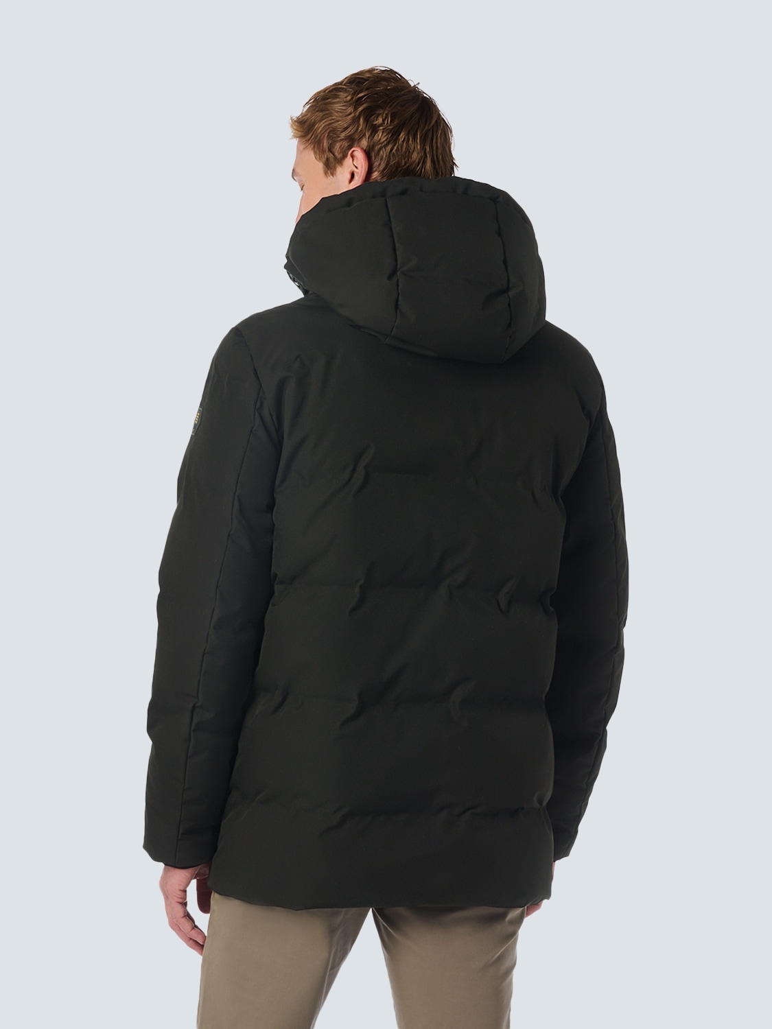 NO EXCESS Steppjacke, mit Kapuze, mit Kapuze