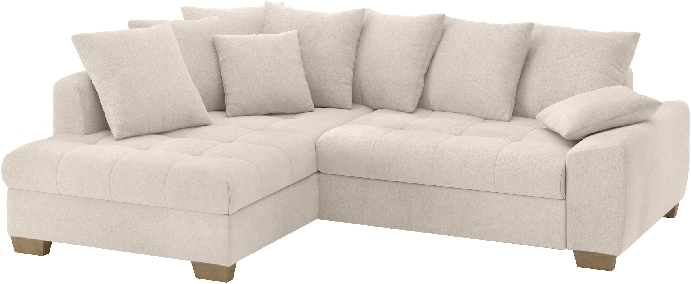Mr. Couch Ecksofa "Nikita II, L-Form", Wahlweise mit Bettfunktion, Bettkast günstig online kaufen
