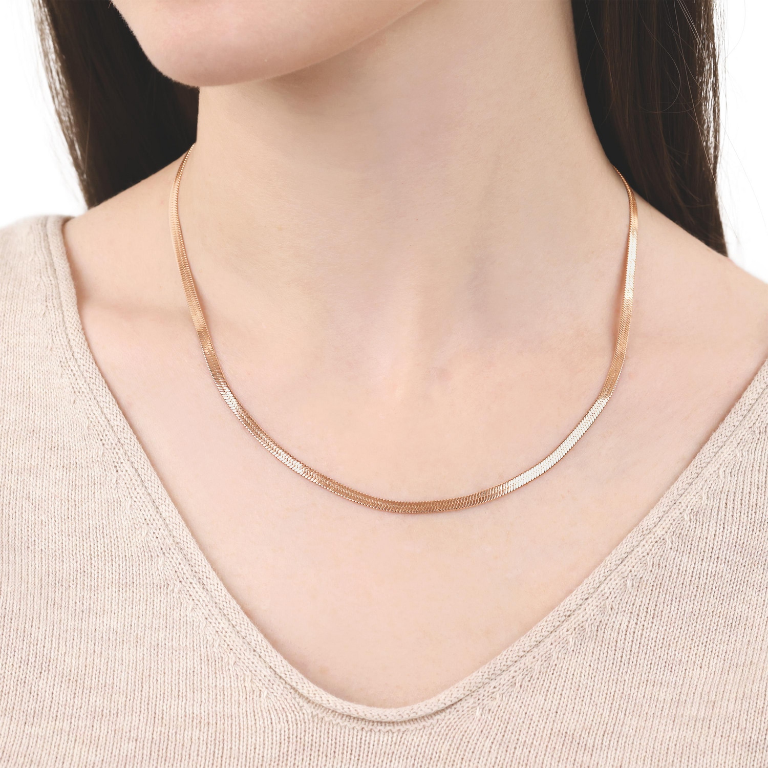 TOM TAILOR Kette ohne Anhänger »Schmuck Geschenk Edelstahl Schlangenkettengliederung«