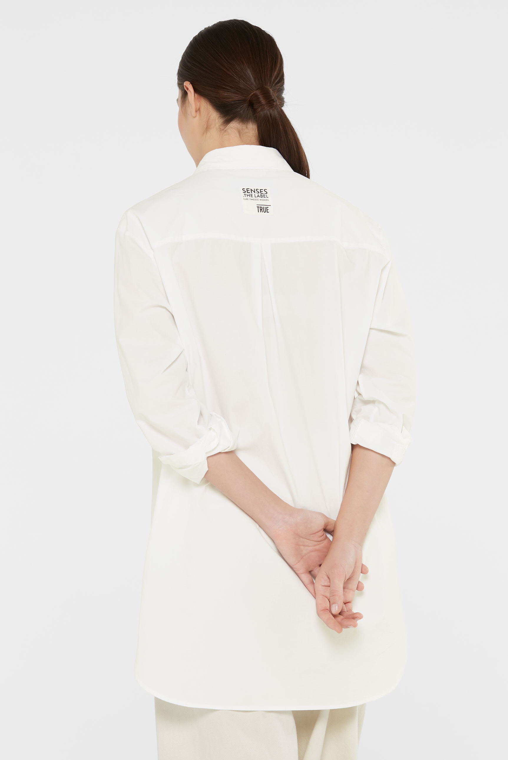SENSES.THE LABEL Langarmbluse, mit Brusttasche