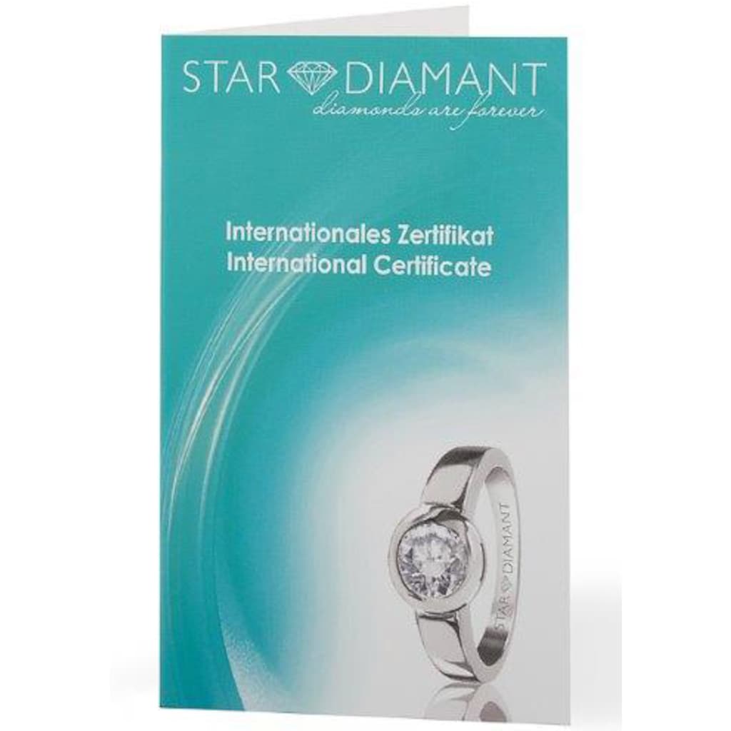 Stardiamant Paar Ohrstecker »D2246G D2247G D2248G« mit Rubin Saphir oder Smaragd und Brillanten JU10425