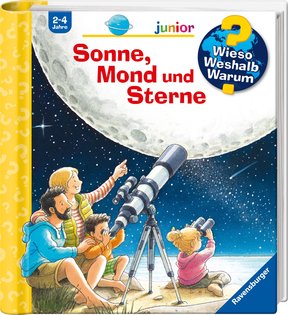 Ravensburger Buch "Wieso? Weshalb? Warum? junior, Band 72: Sonne, Mond und Sterne", Made in Europe