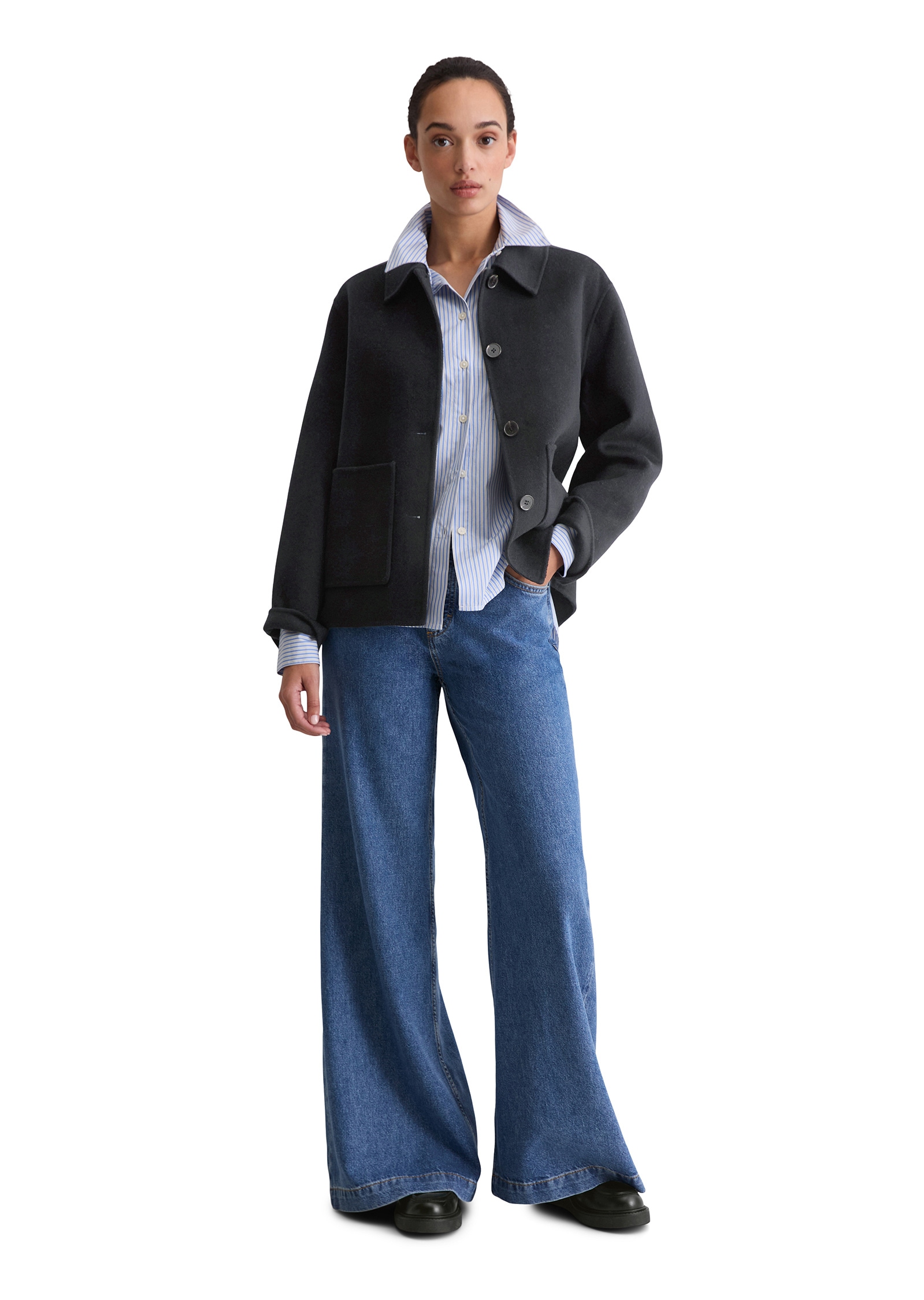 Marc O'Polo Outdoorjacke »aus edlem Woll-Doubleface«