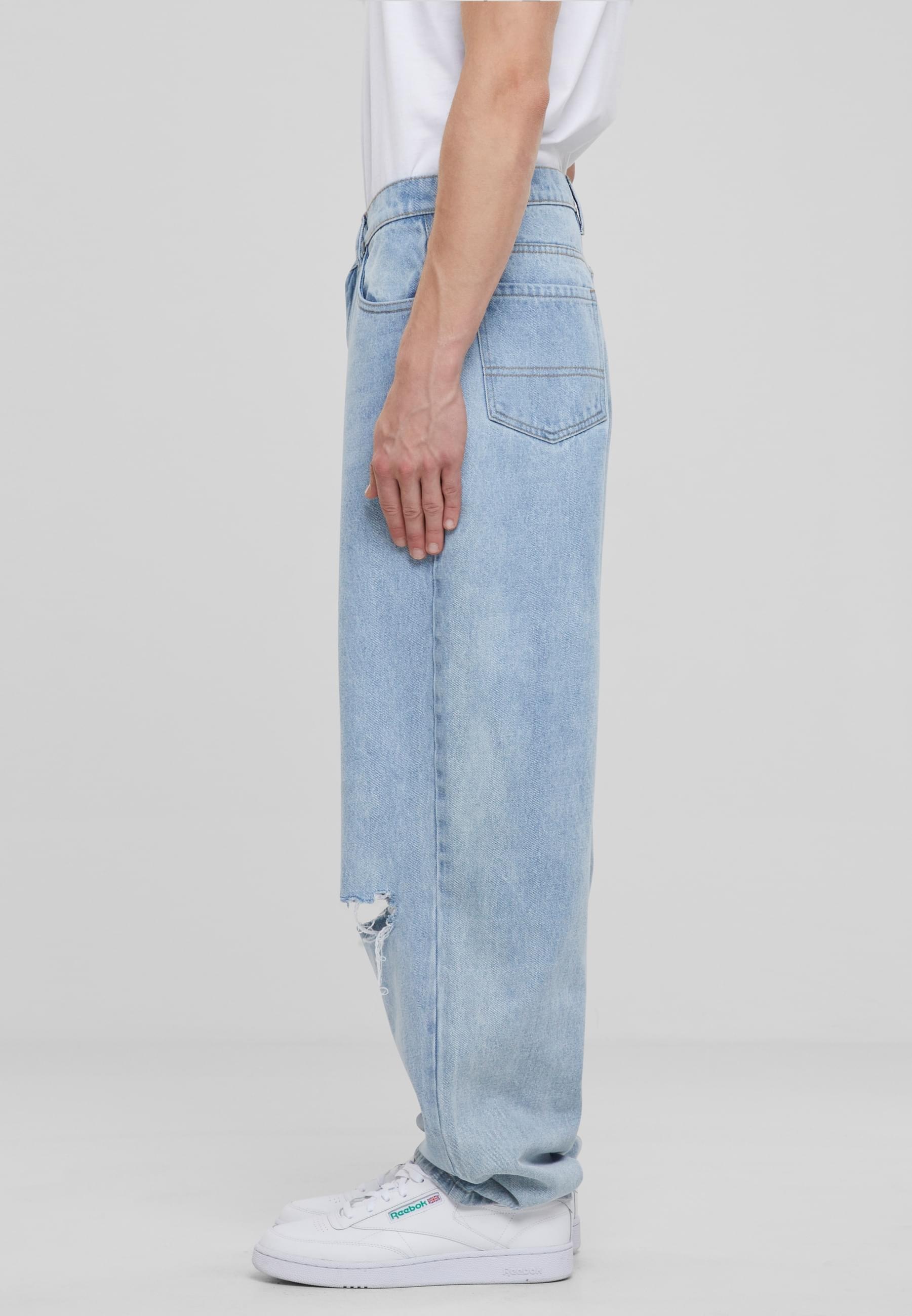 URBAN CLASSICS Bequeme Jeans »Urban Classics Heavy Ounce Knee Cut Baggy Fit Jeans«