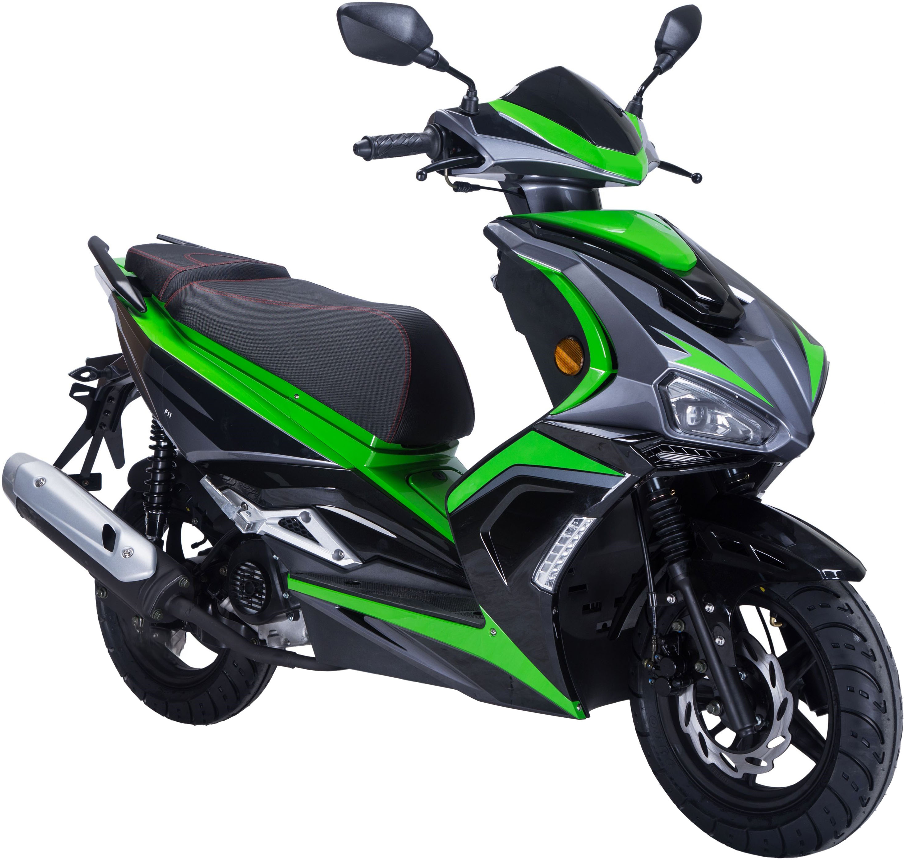 GT UNION Motorroller "Striker 25" 49,5 cm³ 25 km/h Euro 5 2,7 Luftgekühlter Motor