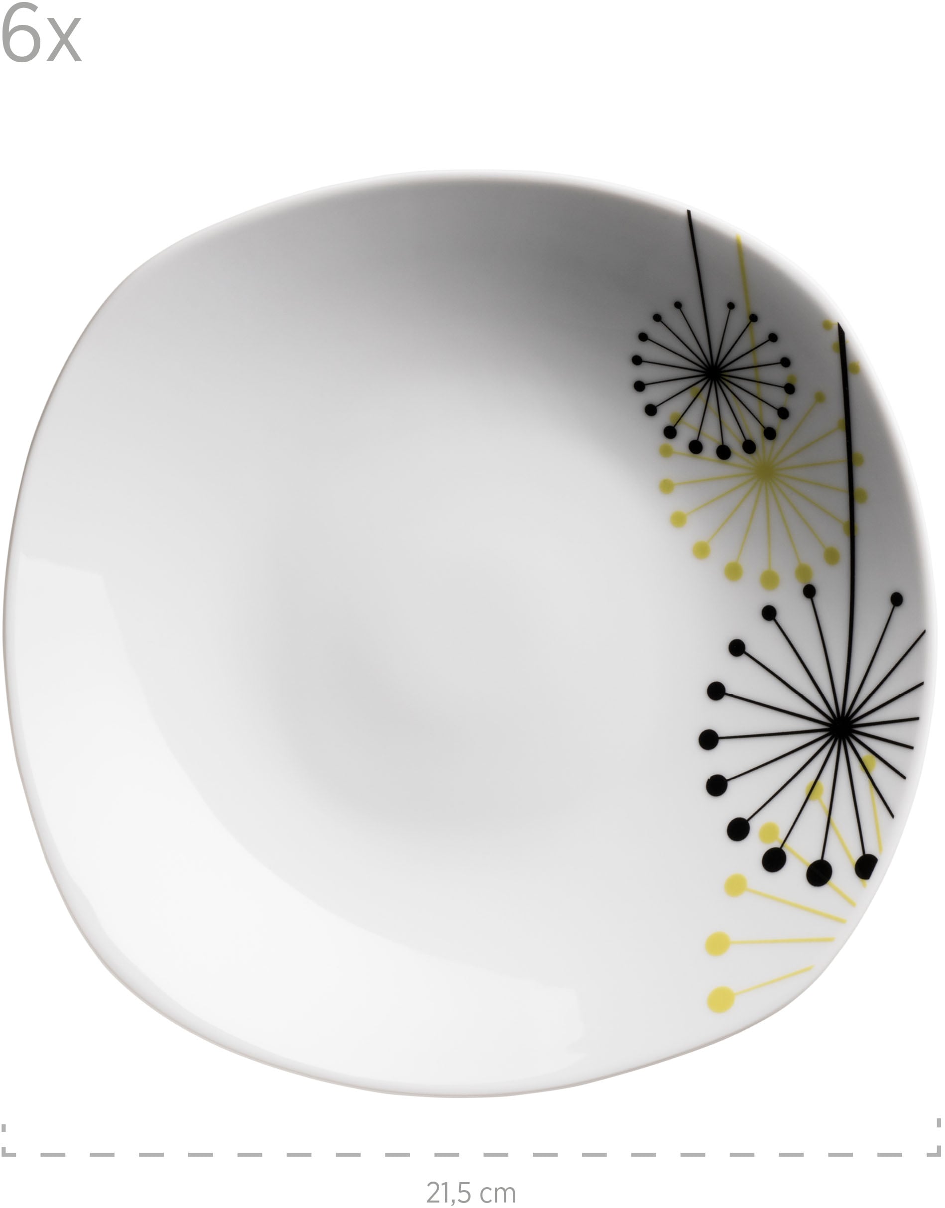 MÄSER Teller-Set »VANESA, Tellerset, Porzellan«