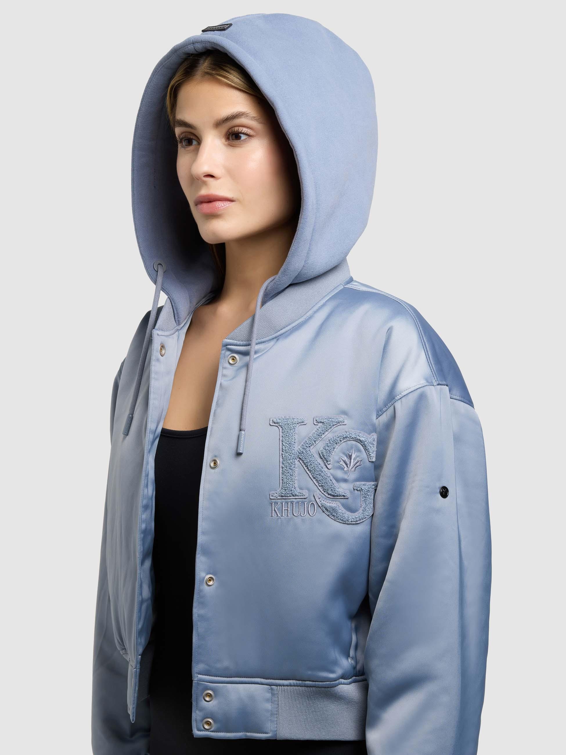 khujo Collegejacke »Chani« mit Kapuze Kurze Damen Bomberjacke mit Kapuze