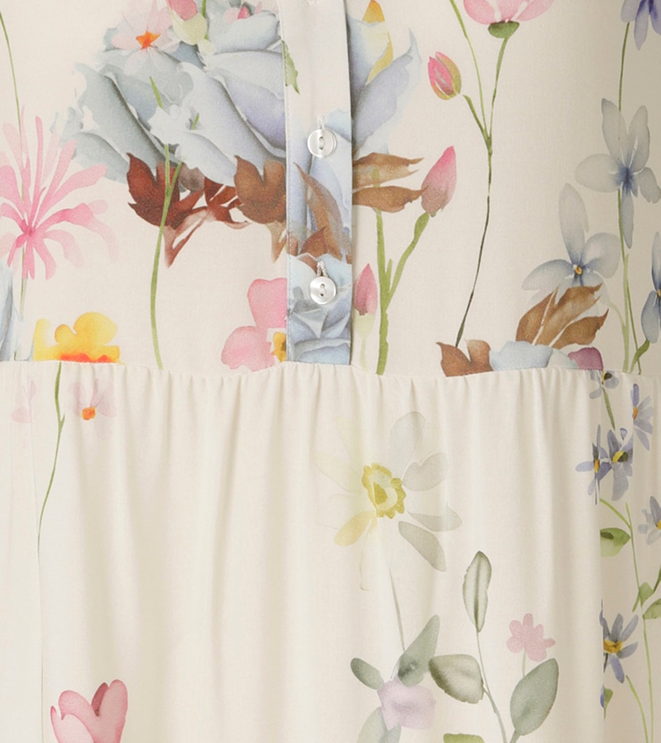 Aniston CASUAL Tunikakleid mit malerischen Blumen bedruckt- NEUE KOLLEKTION