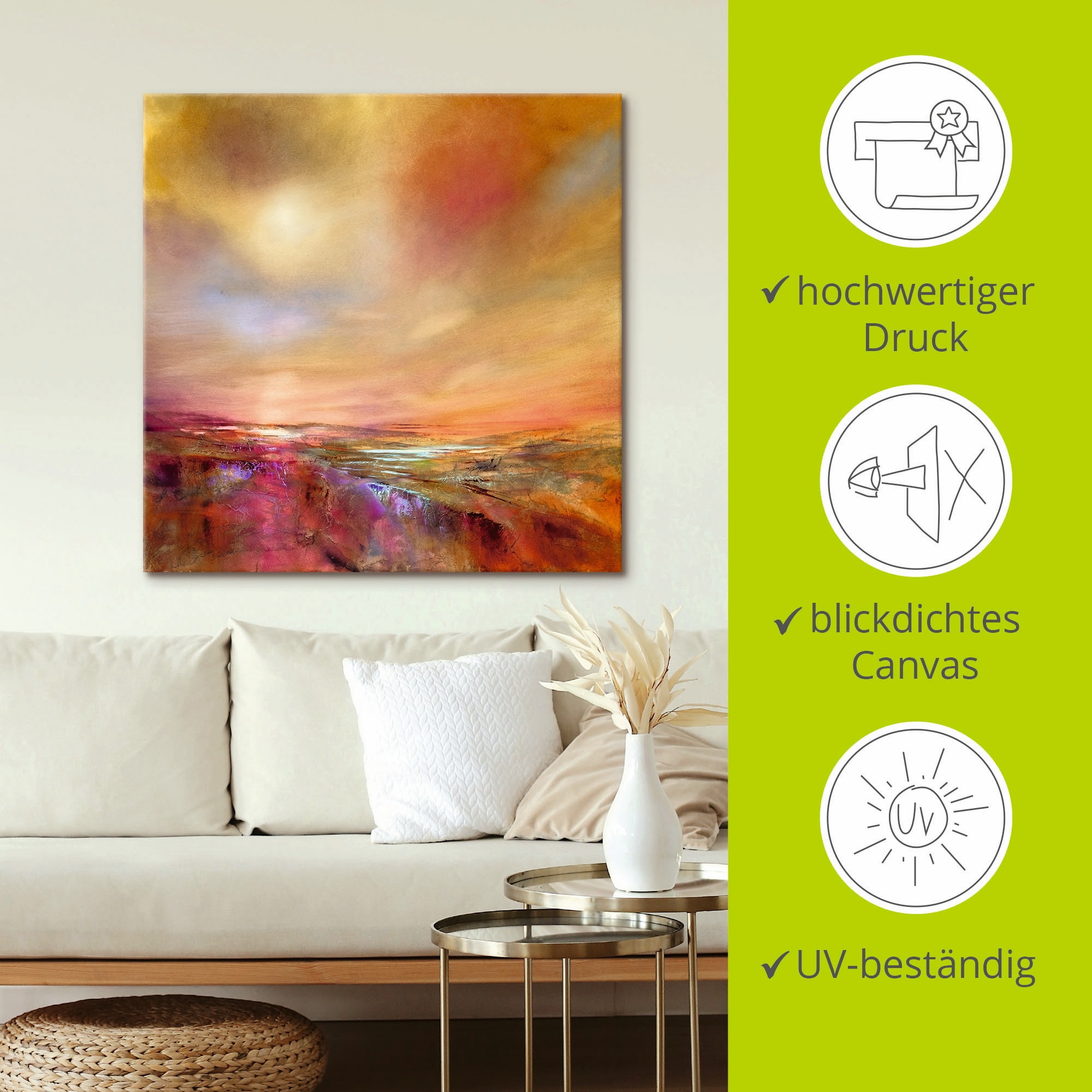 Artland Leinwandbild »Den Himmel berühren« Berge 1 Stk. tlg. auf Holzrahmen gespannt