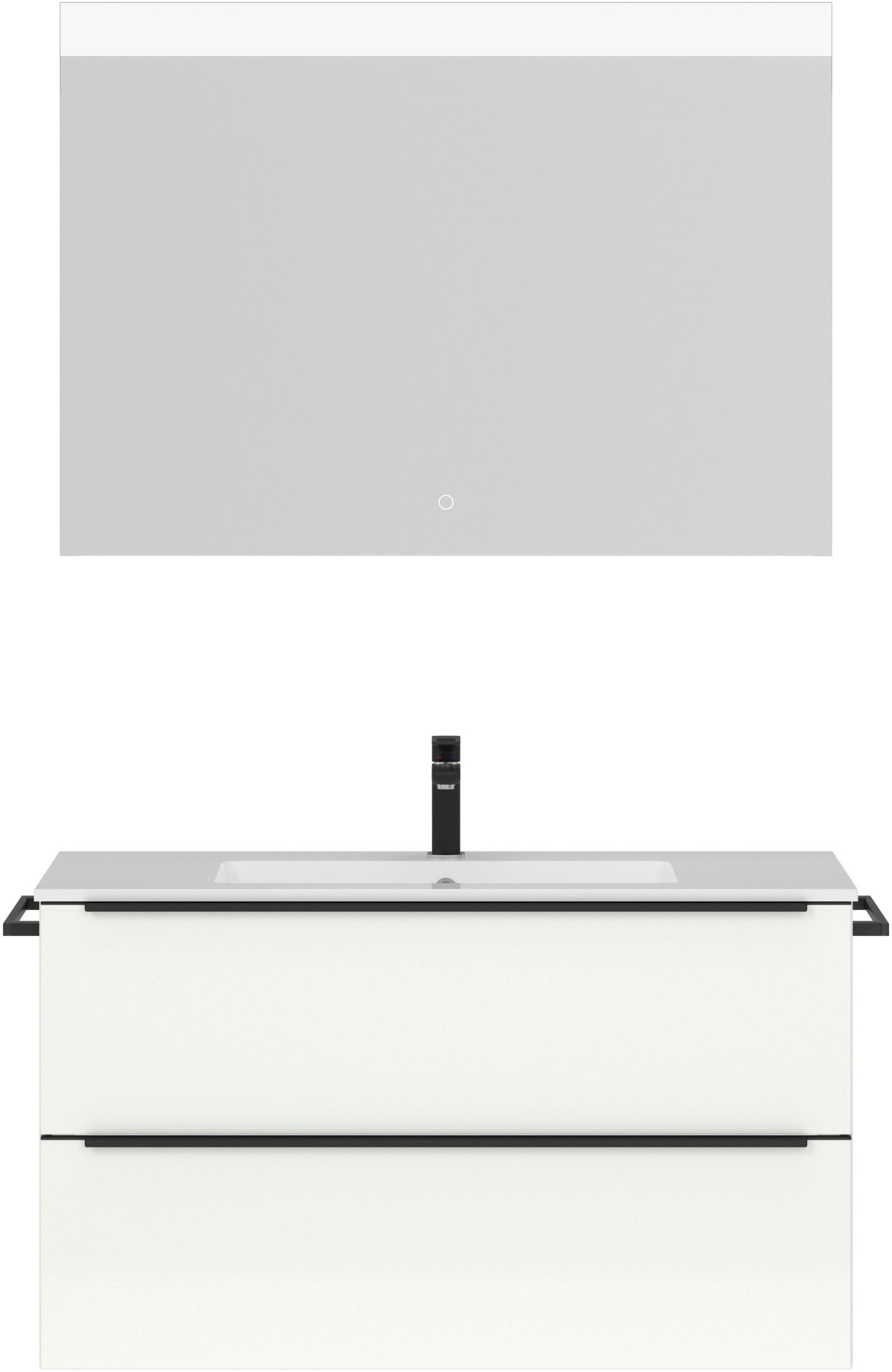 nobilia Badmöbel-Set "Levere" vormontiert, mit Soft-Close, 2 Stk. tlg. günstig online kaufen