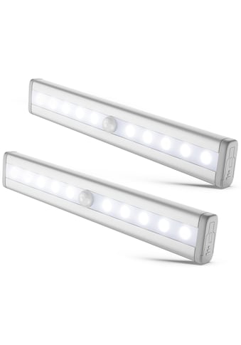 Unterschrankleuchte 2er-Set, inkl. je 10 x LED, je 80 Lumen, mit Sensor (Reichweite...