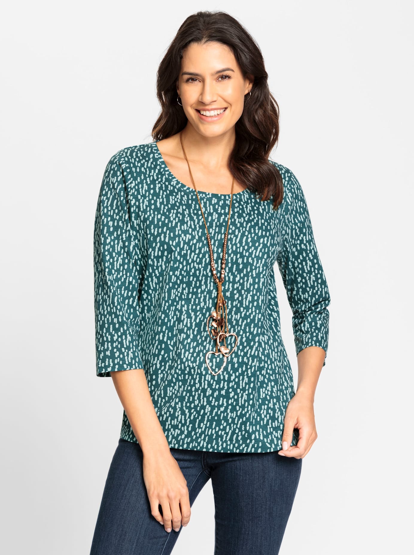 Inspirationen Print-Shirt »Shirt«, (1 tlg.)