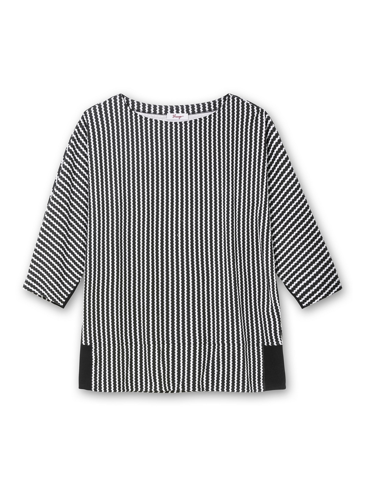 Sheego 3/4-Arm-Shirt »Große Größen«, mit Fledermausärmeln